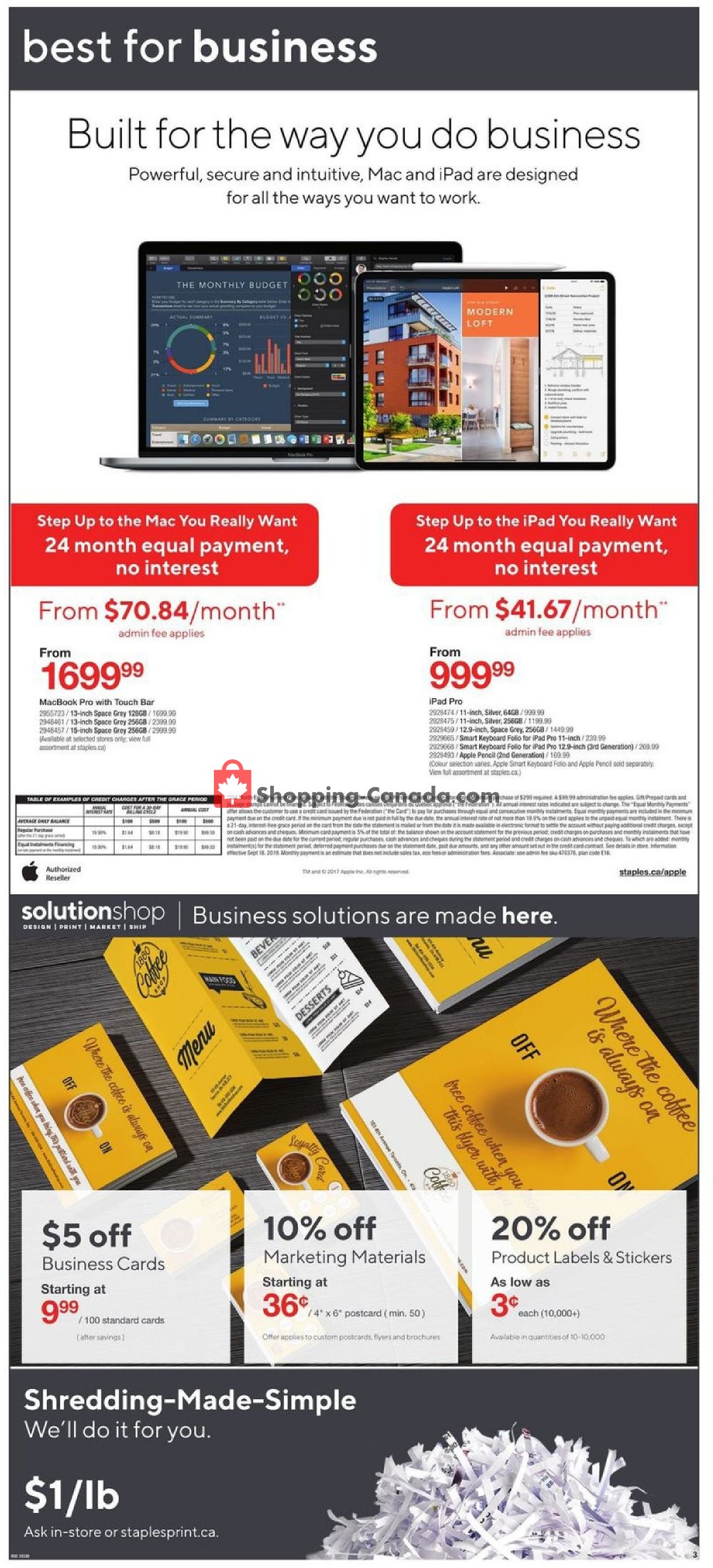 Staples flyer from Wednesday September 18, 2019 to Tuesday September 24, 2019 - page 3