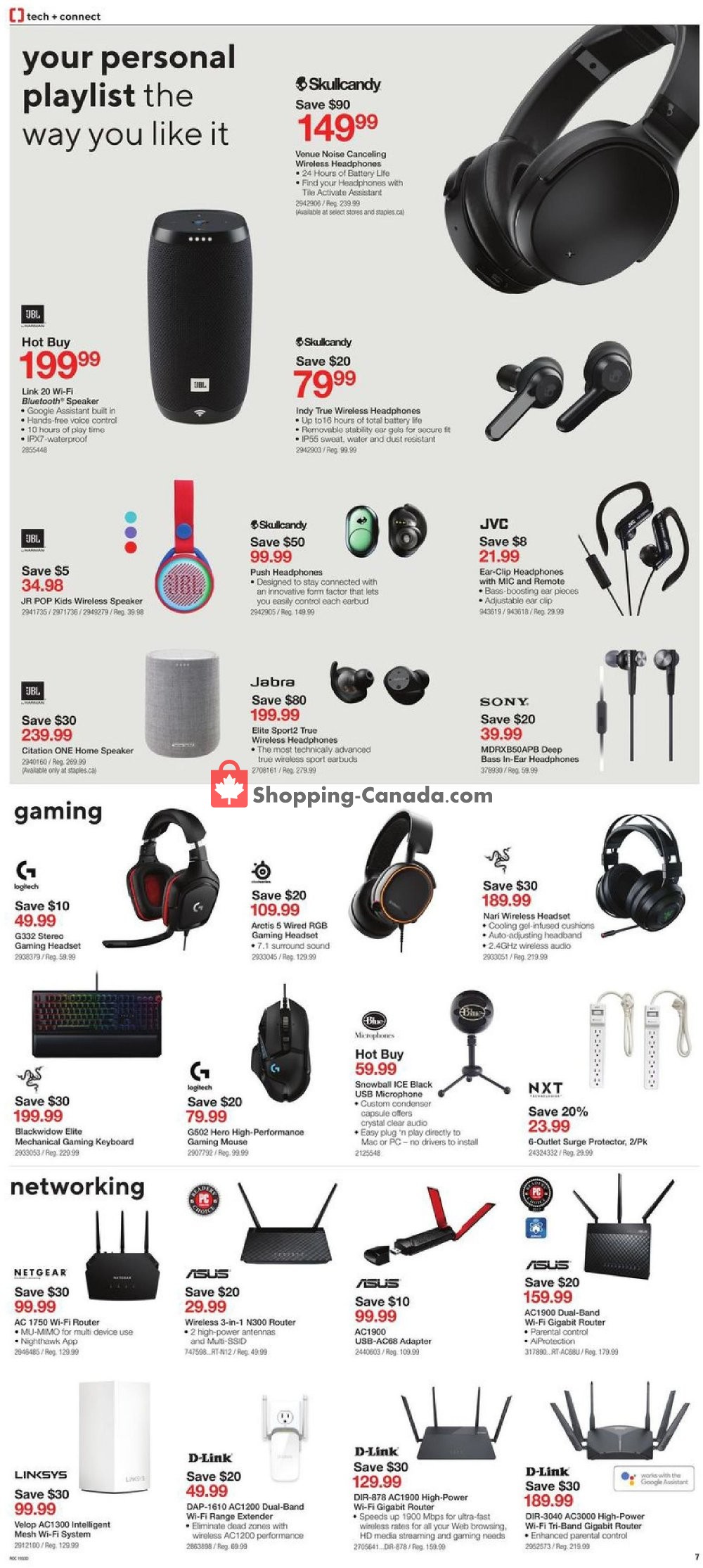 Staples flyer from Wednesday September 18, 2019 to Tuesday September 24, 2019 - page 7