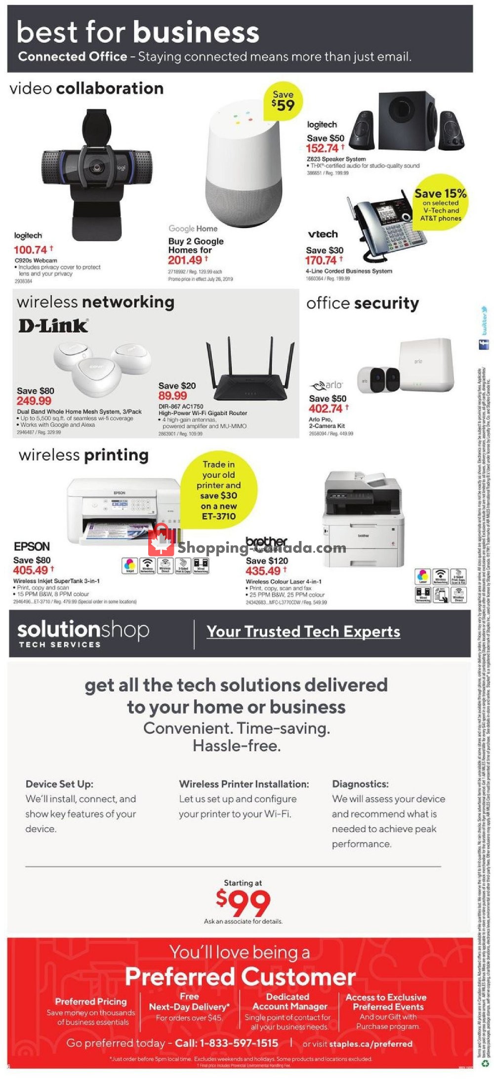 Staples flyer from Wednesday July 24, 2019 to Tuesday July 30, 2019 - page 6