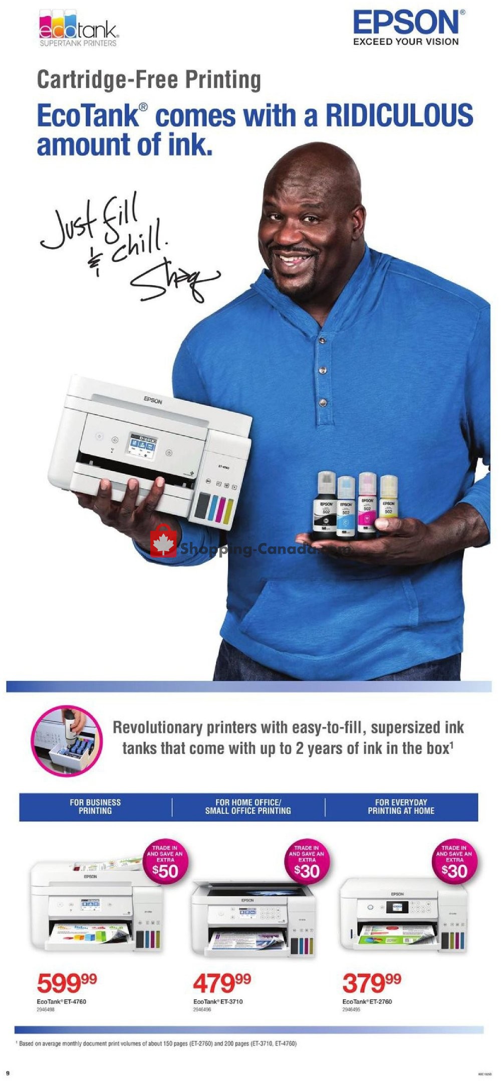 Staples flyer from Wednesday July 24, 2019 to Tuesday July 30, 2019 - page 9