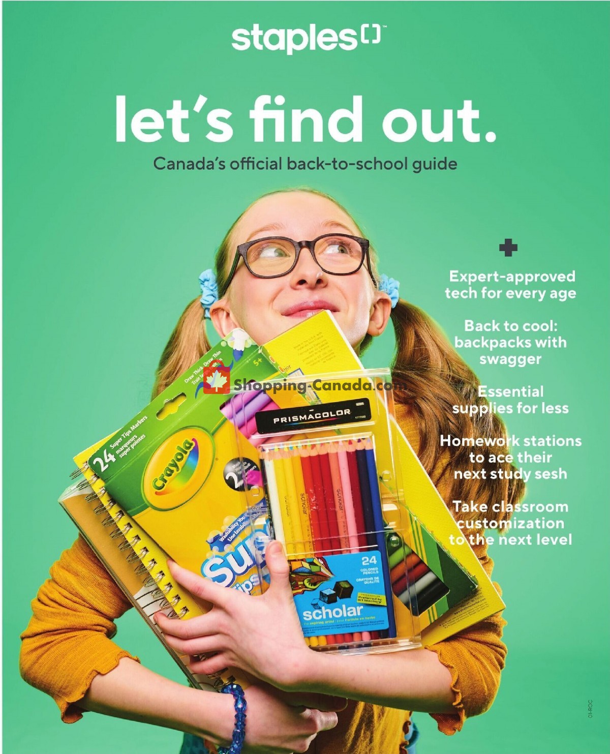 Staples Canada, flyer (Back To School Guide West) July 6