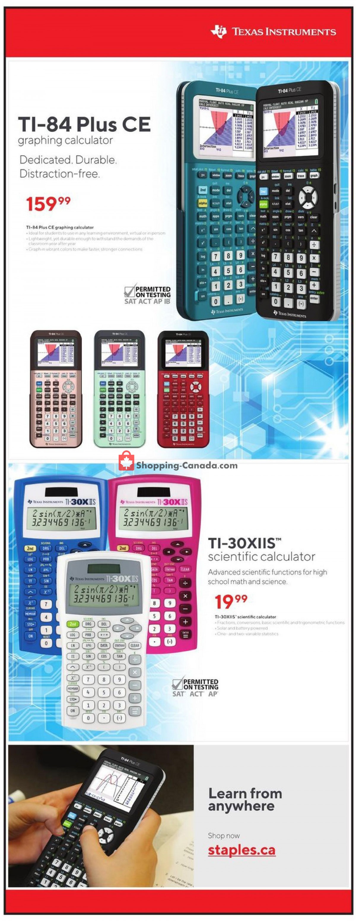 Staples flyer from Wednesday September 8, 2021 to Tuesday September 14, 2021 - page 12