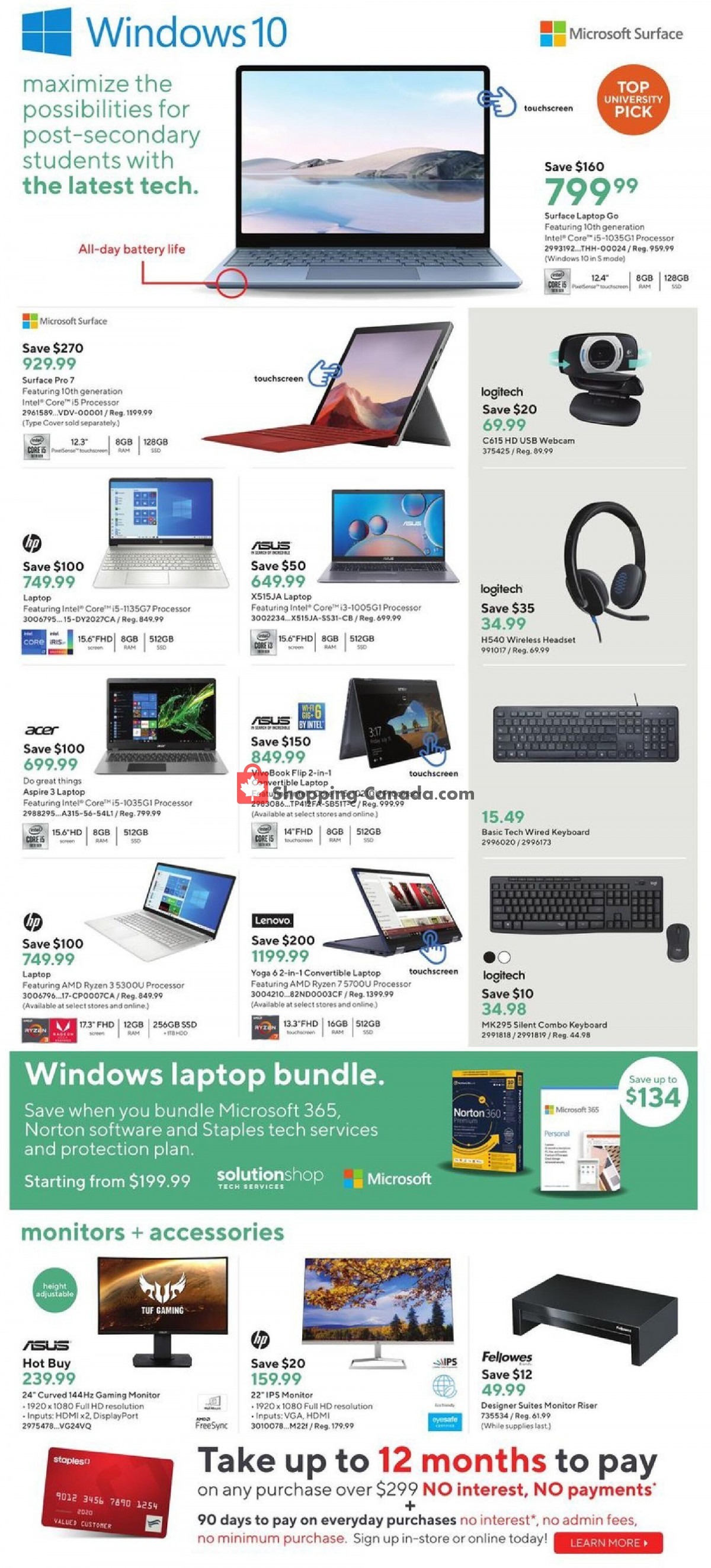 Staples flyer from Wednesday September 8, 2021 to Tuesday September 14, 2021 - page 2
