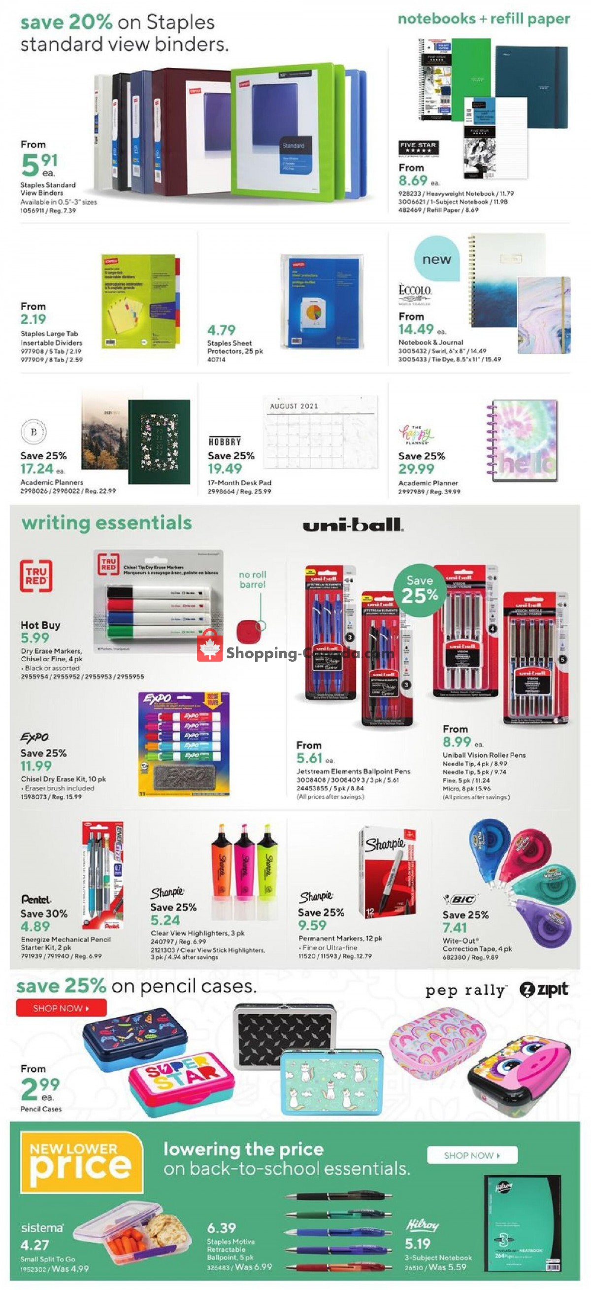 Staples flyer from Wednesday September 8, 2021 to Tuesday September 14, 2021 - page 4