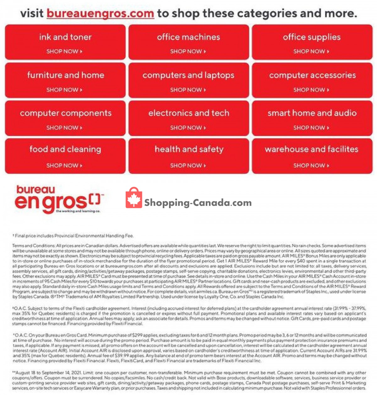 Staples flyer from Wednesday September 8, 2021 to Tuesday September 14, 2021 - page 14