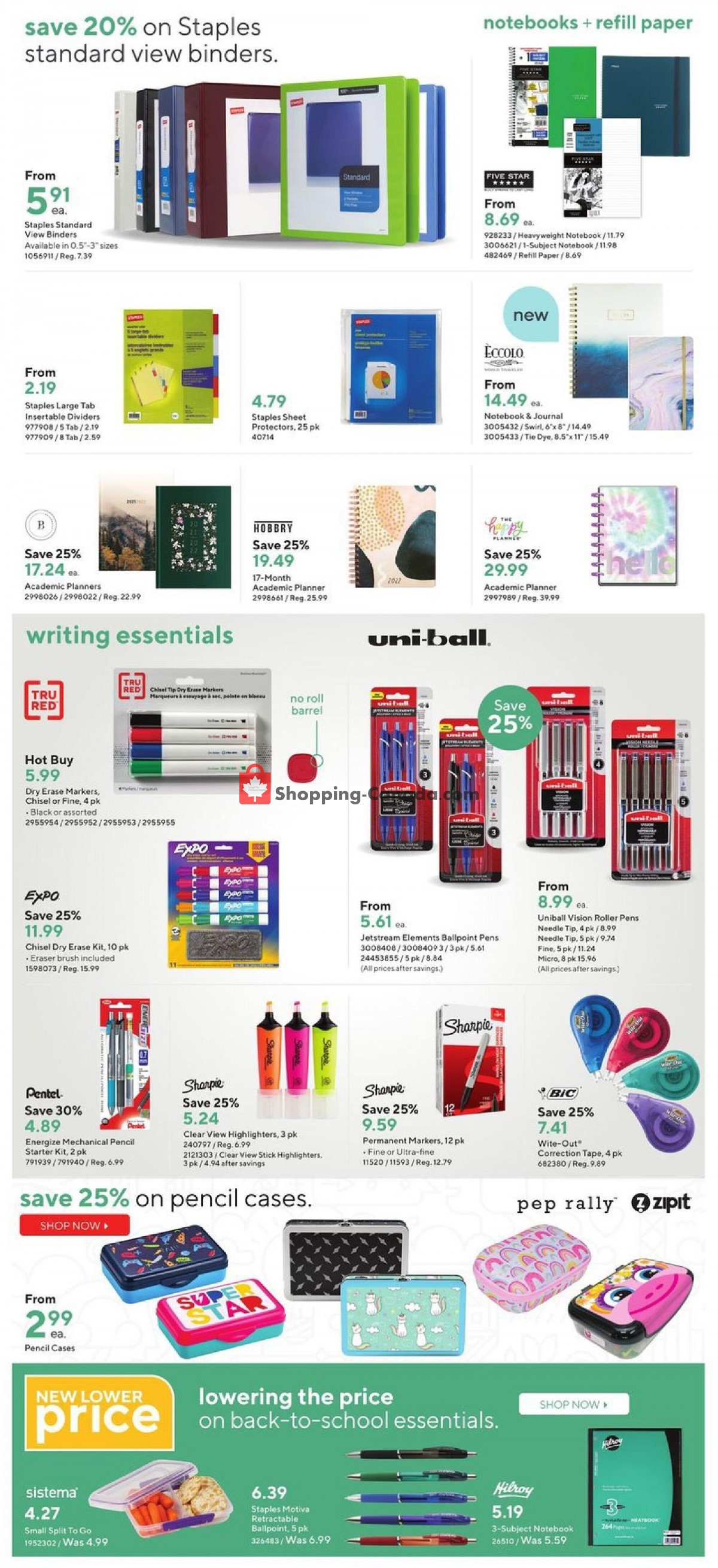 Staples flyer from Wednesday September 8, 2021 to Tuesday September 14, 2021 - page 4