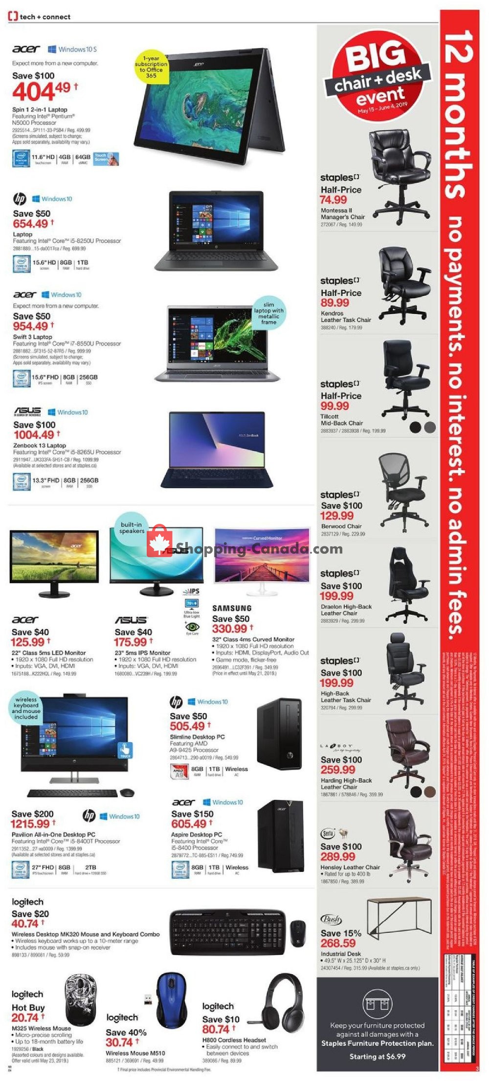 Staples flyer from Wednesday May 15, 2019 to Tuesday May 28, 2019 - page 3