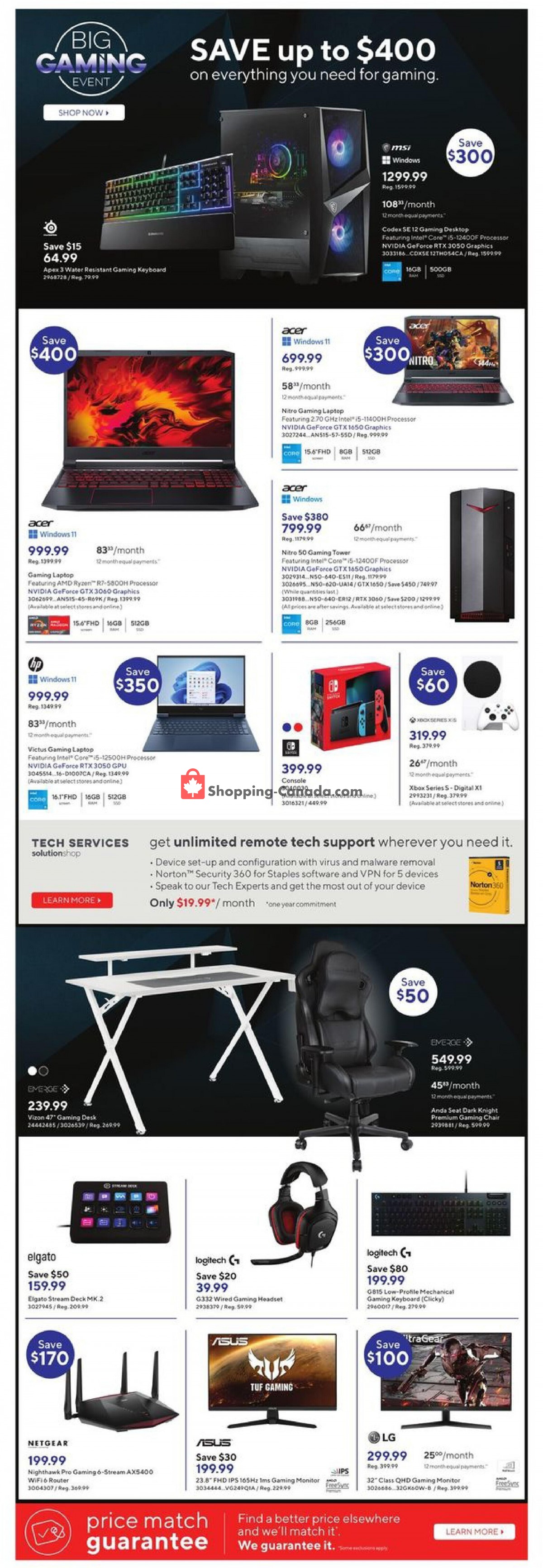 Staples flyer from Wednesday June 21, 2023 to Tuesday June 27, 2023 - page 2