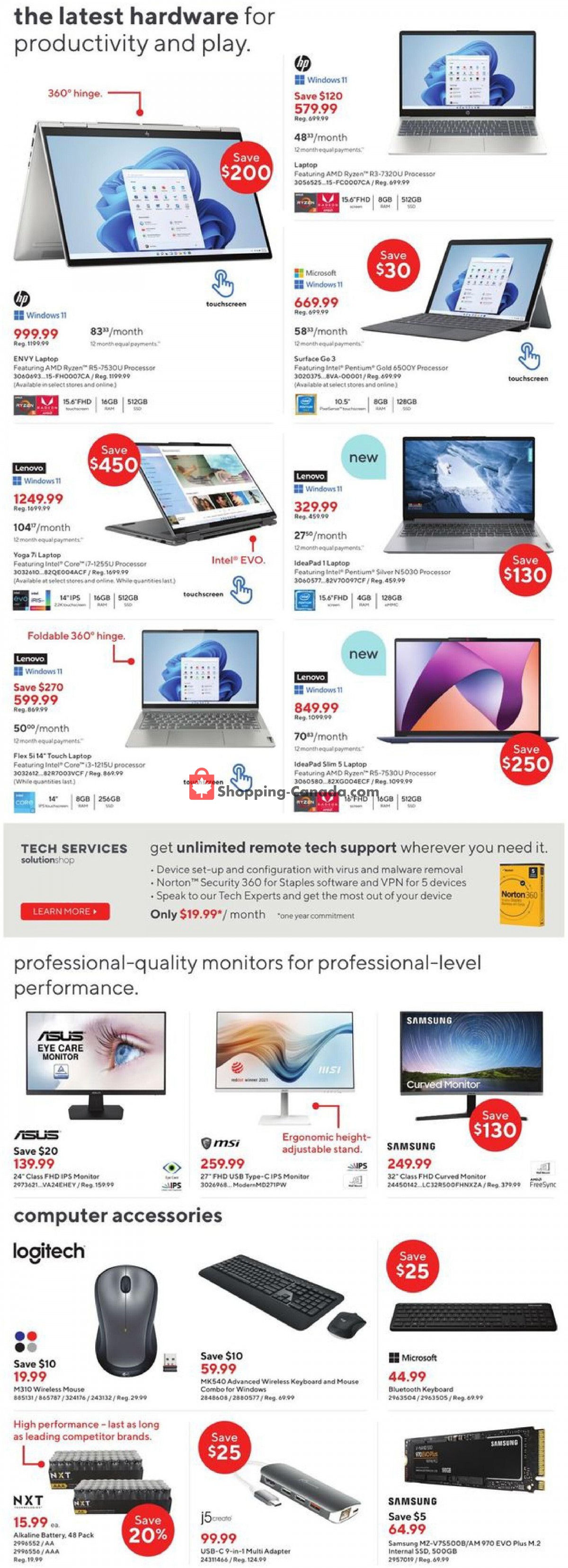 Staples flyer from Wednesday June 21, 2023 to Tuesday June 27, 2023 - page 6