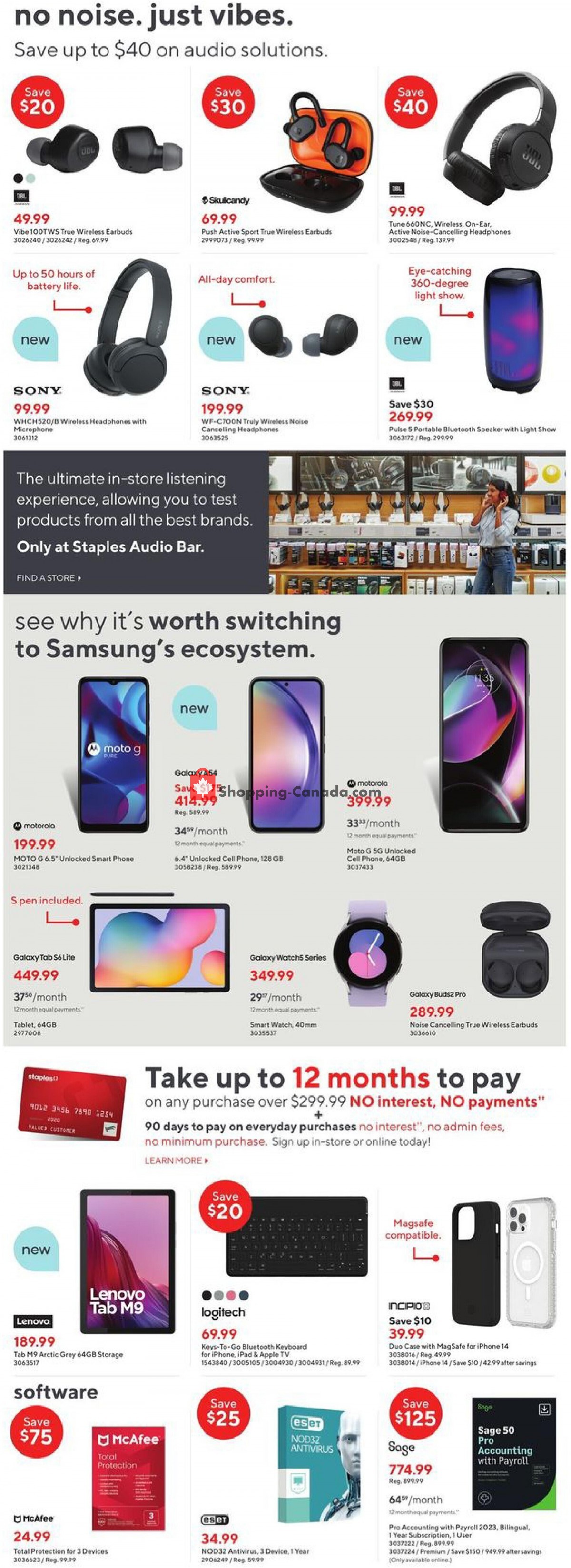 Staples flyer from Wednesday June 21, 2023 to Tuesday June 27, 2023 - page 8
