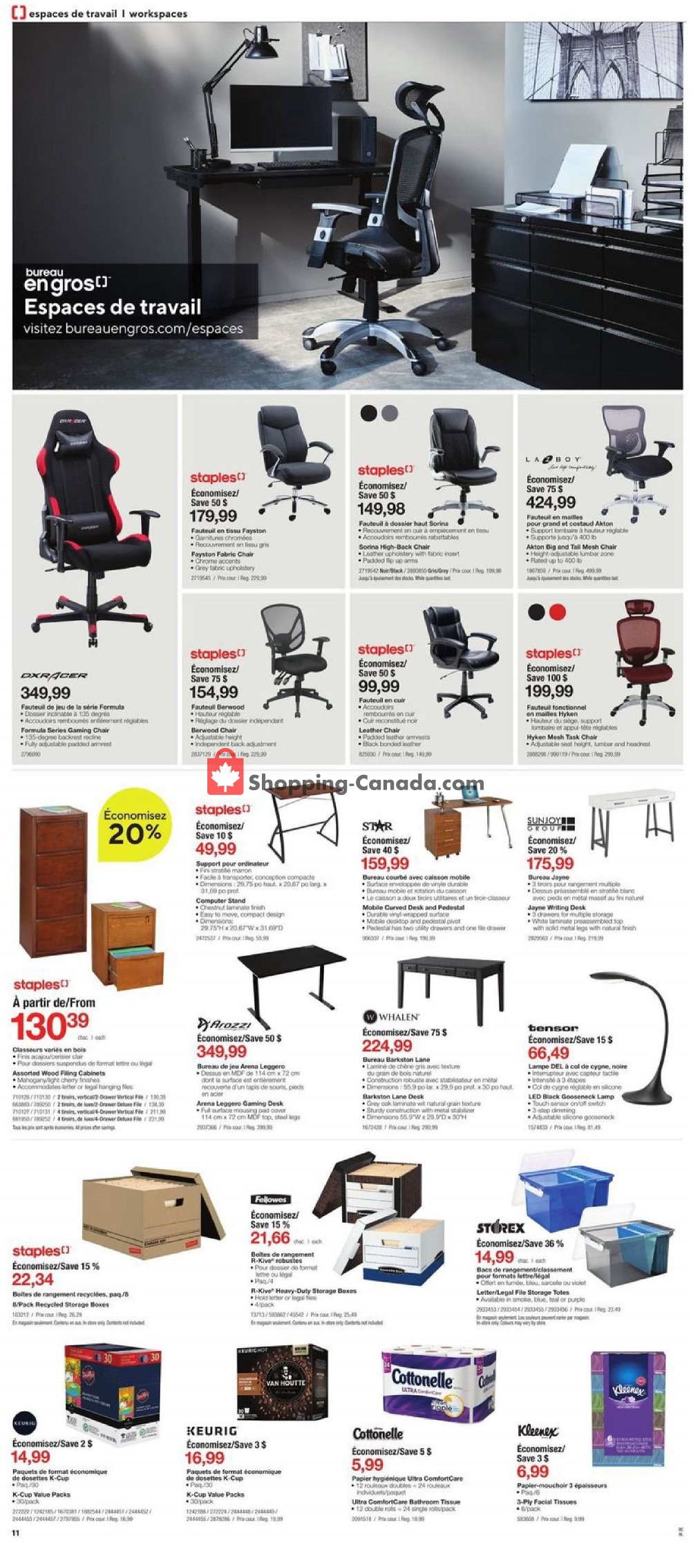 Staples flyer from Wednesday March 13, 2019 to Tuesday March 19, 2019 - page 11