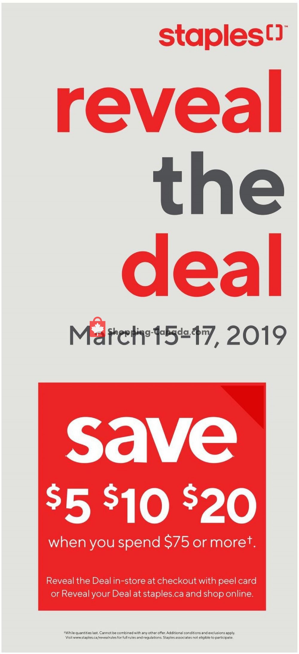 Staples flyer from Wednesday March 13, 2019 to Tuesday March 19, 2019 - page 15