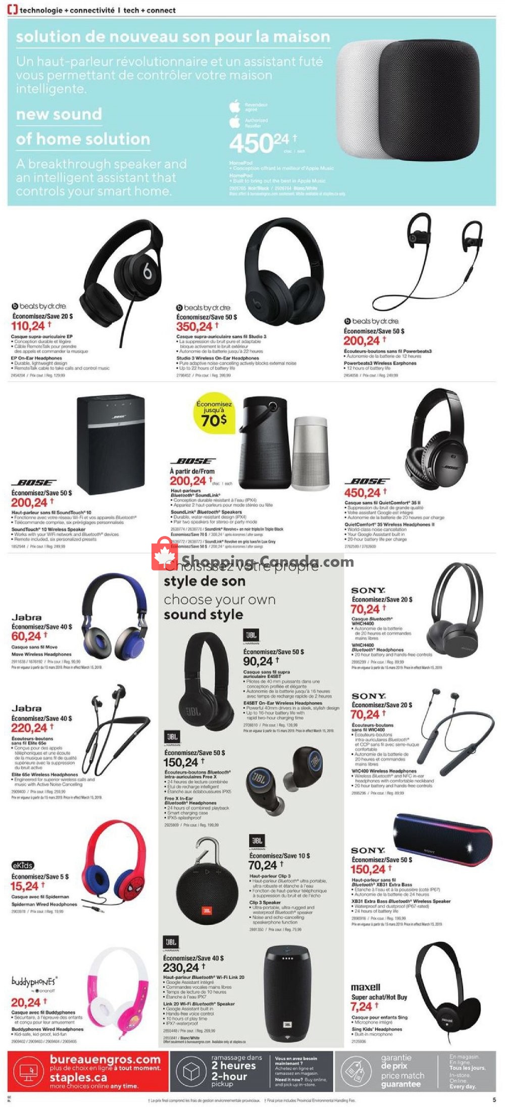 Staples flyer from Wednesday March 13, 2019 to Tuesday March 19, 2019 - page 5