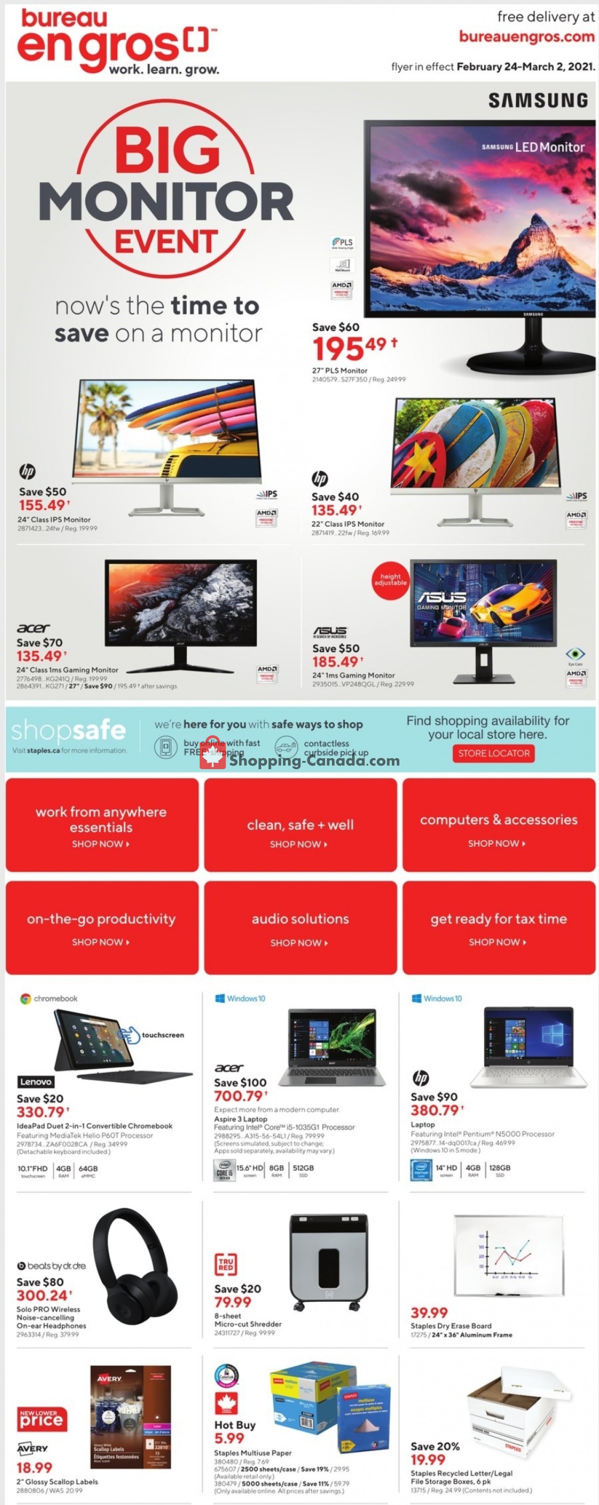 flyer - (Big Monitor Event - QC 