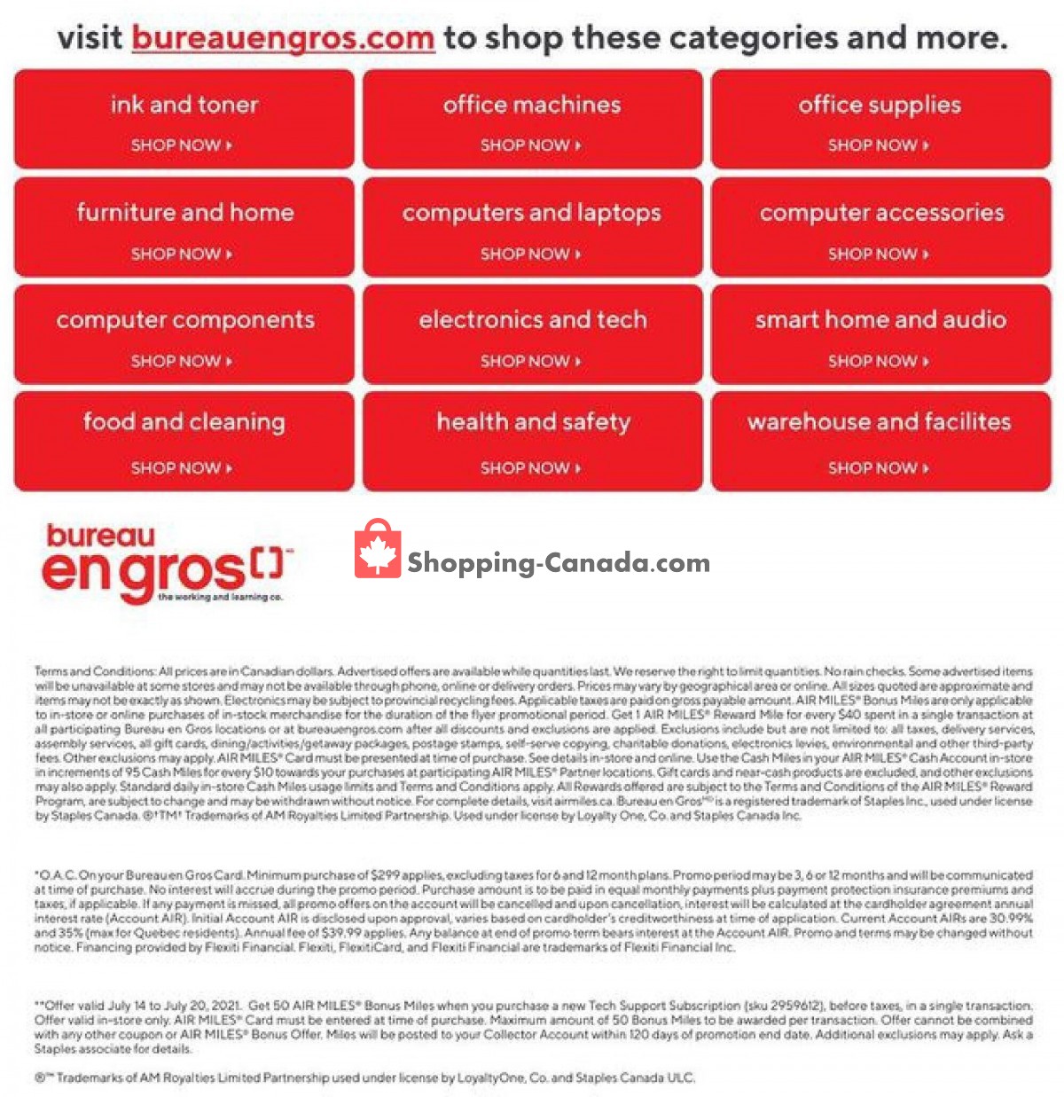 Staples flyer from Wednesday July 14, 2021 to Tuesday July 20, 2021 - page 14