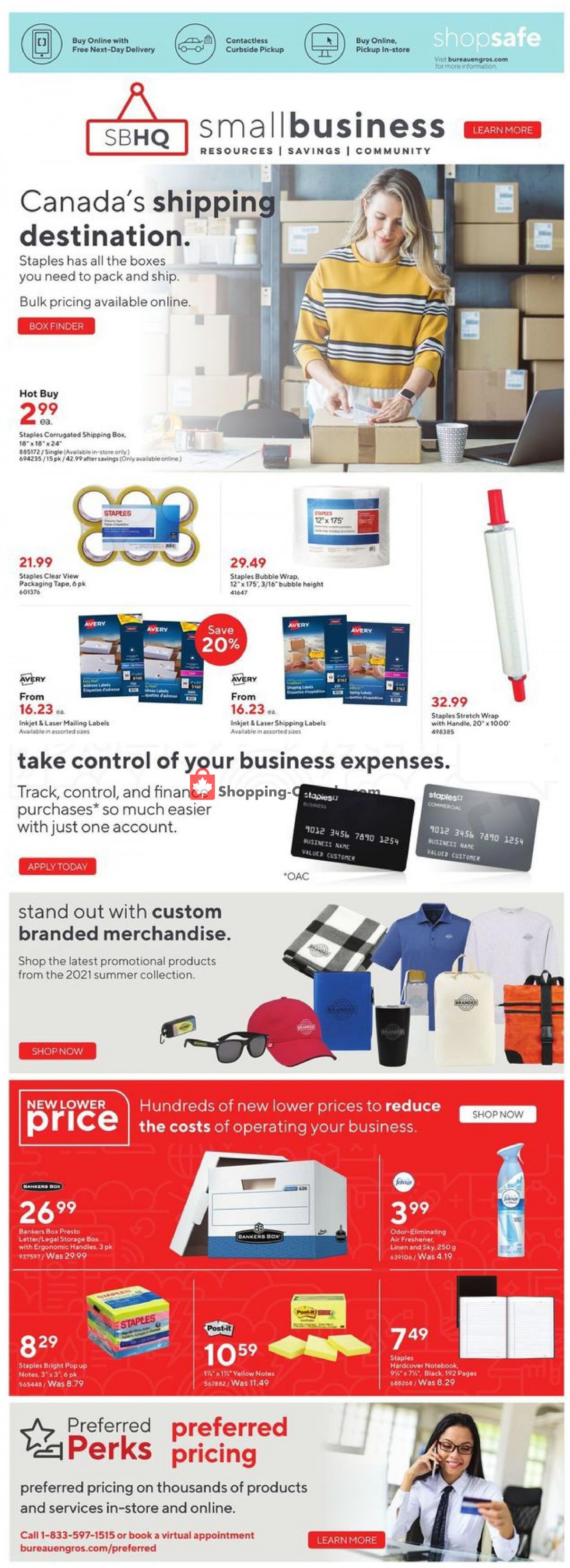 Staples flyer from Wednesday July 14, 2021 to Tuesday July 20, 2021 - page 2