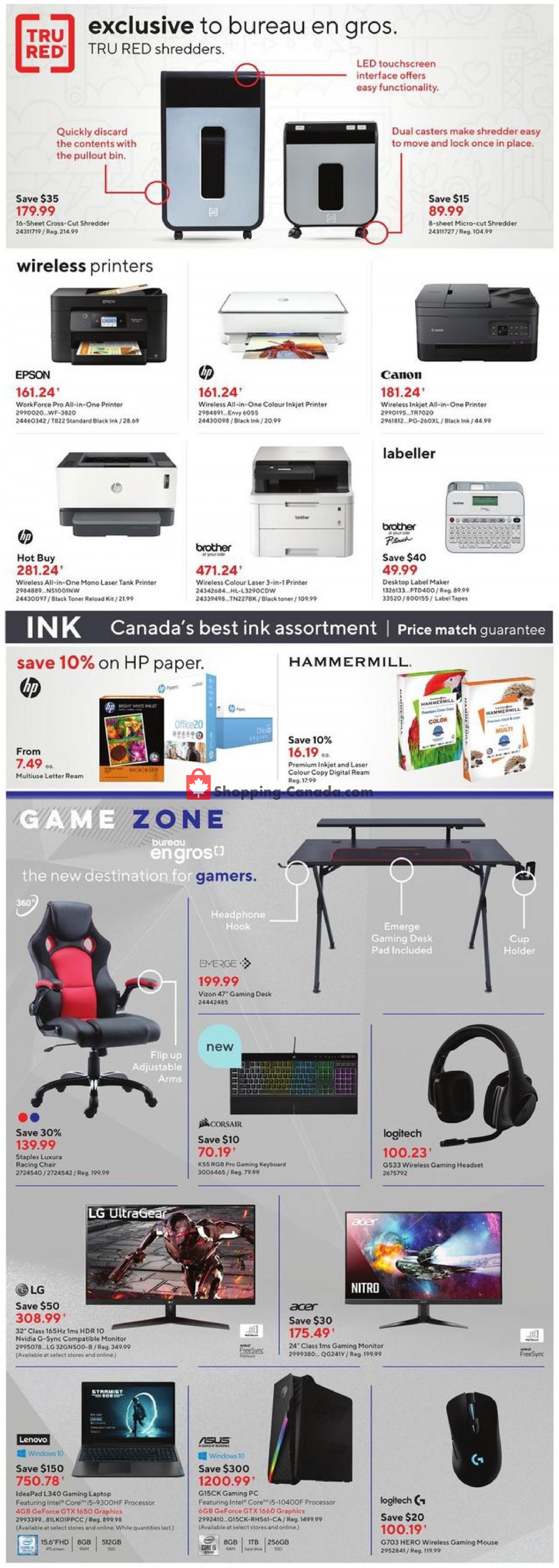 Staples flyer from Wednesday July 14, 2021 to Tuesday July 20, 2021 - page 9
