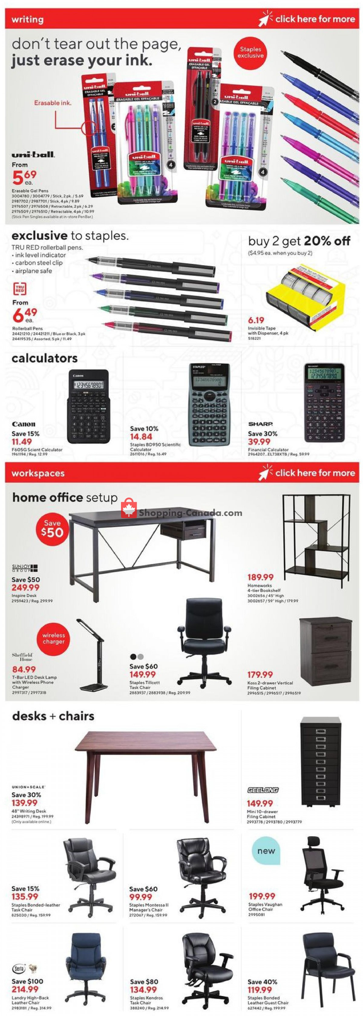 Staples flyer from Wednesday July 14, 2021 to Tuesday July 20, 2021 - page 10