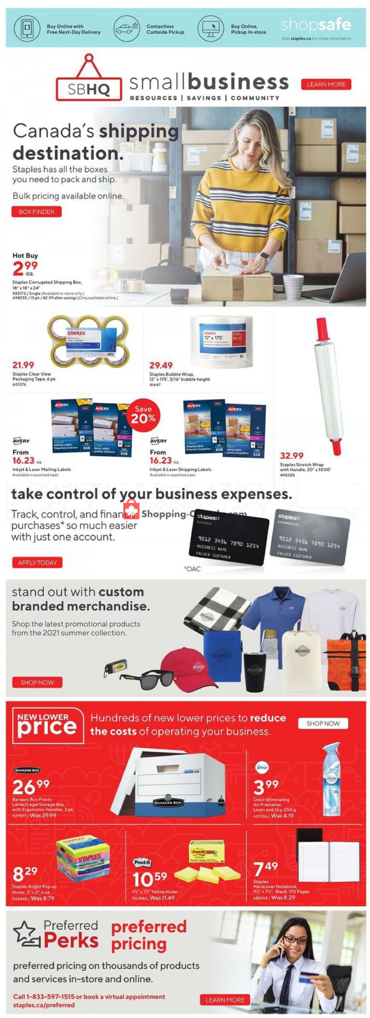Staples flyer from Wednesday July 14, 2021 to Tuesday July 20, 2021 - page 2