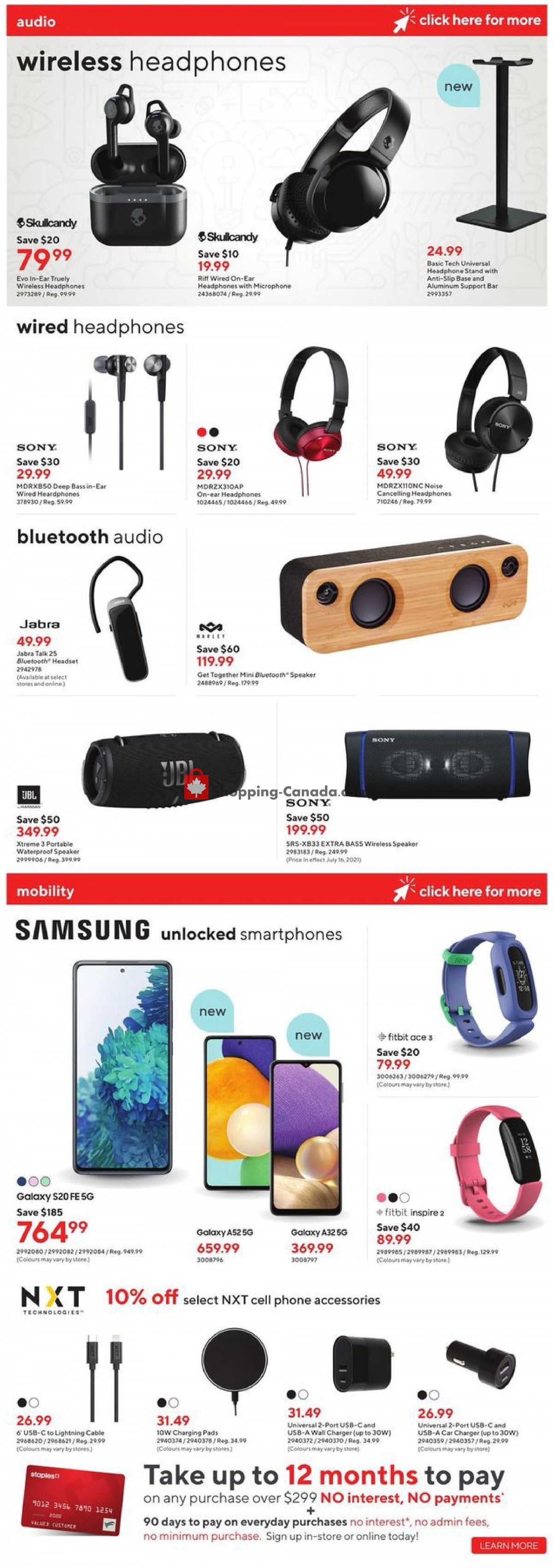 Staples flyer from Wednesday July 14, 2021 to Tuesday July 20, 2021 - page 8