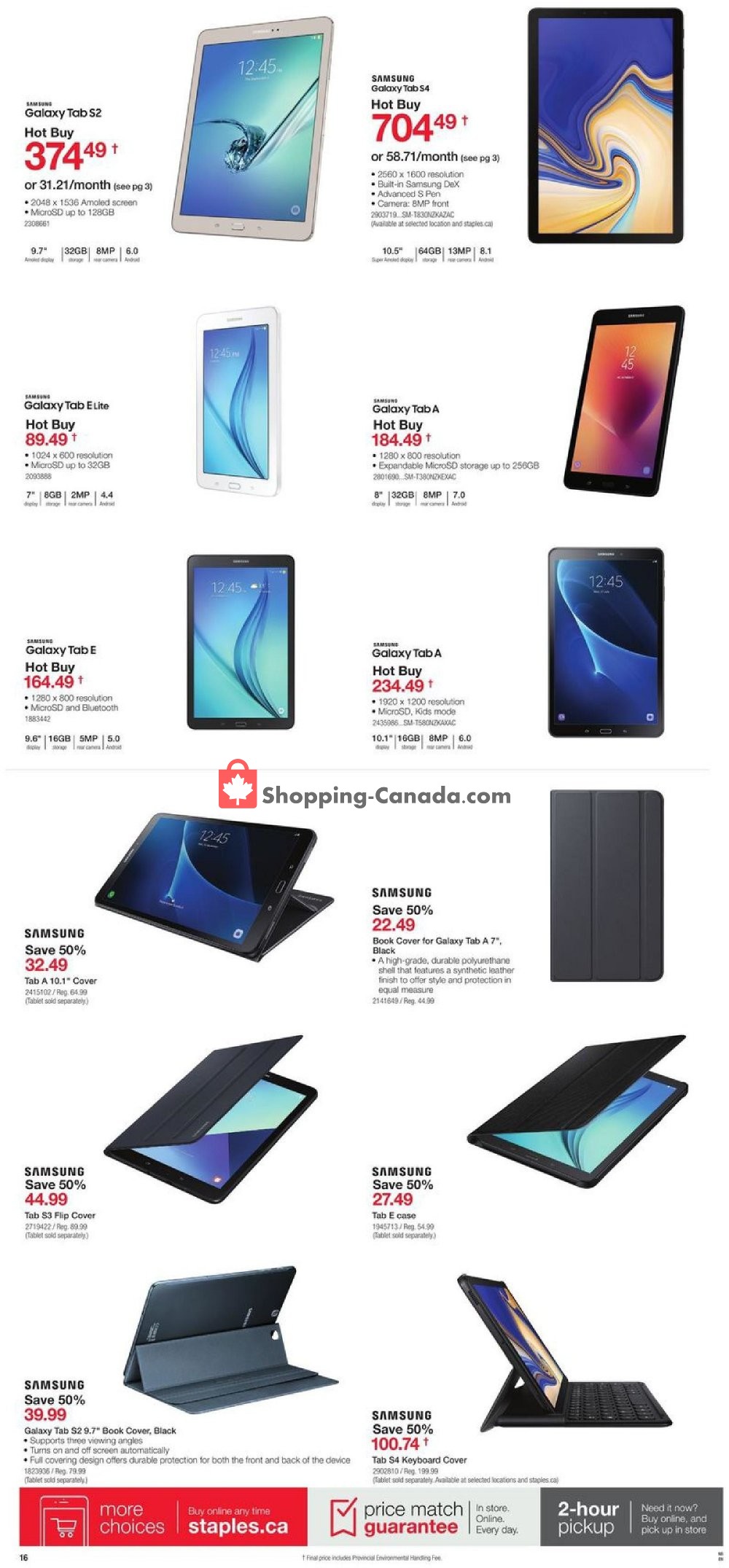 Staples flyer from Wednesday December 26, 2018 to Tuesday January 1, 2019 - page 16