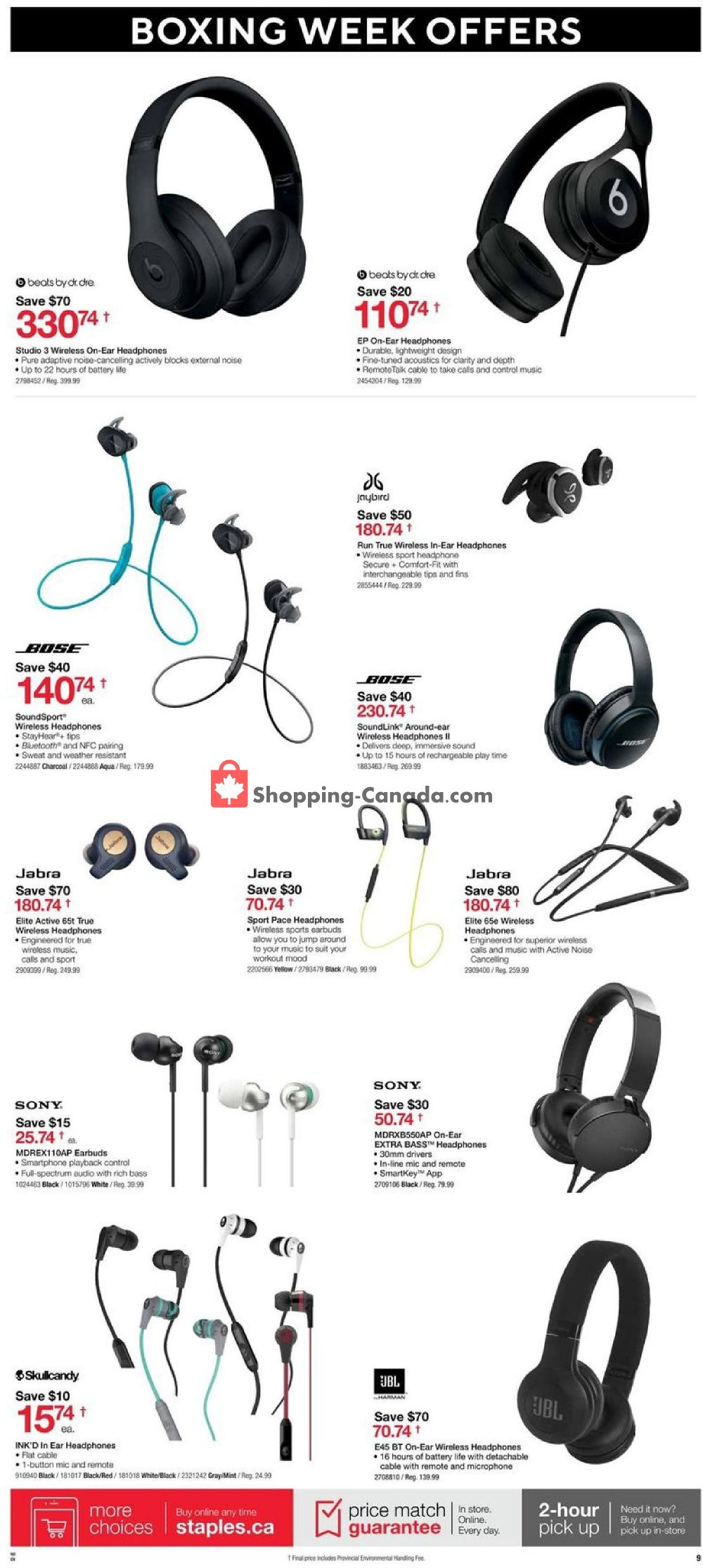 Staples flyer from Wednesday December 26, 2018 to Tuesday January 1, 2019 - page 9