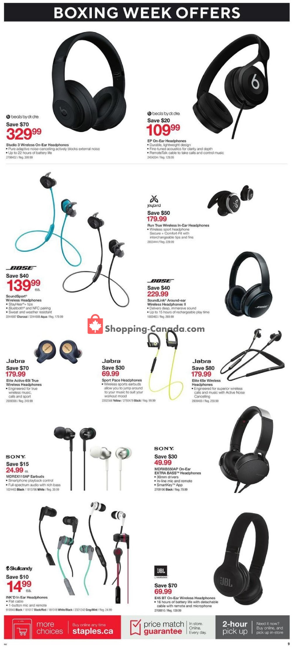 Staples flyer from Wednesday December 26, 2018 to Tuesday January 1, 2019 - page 9