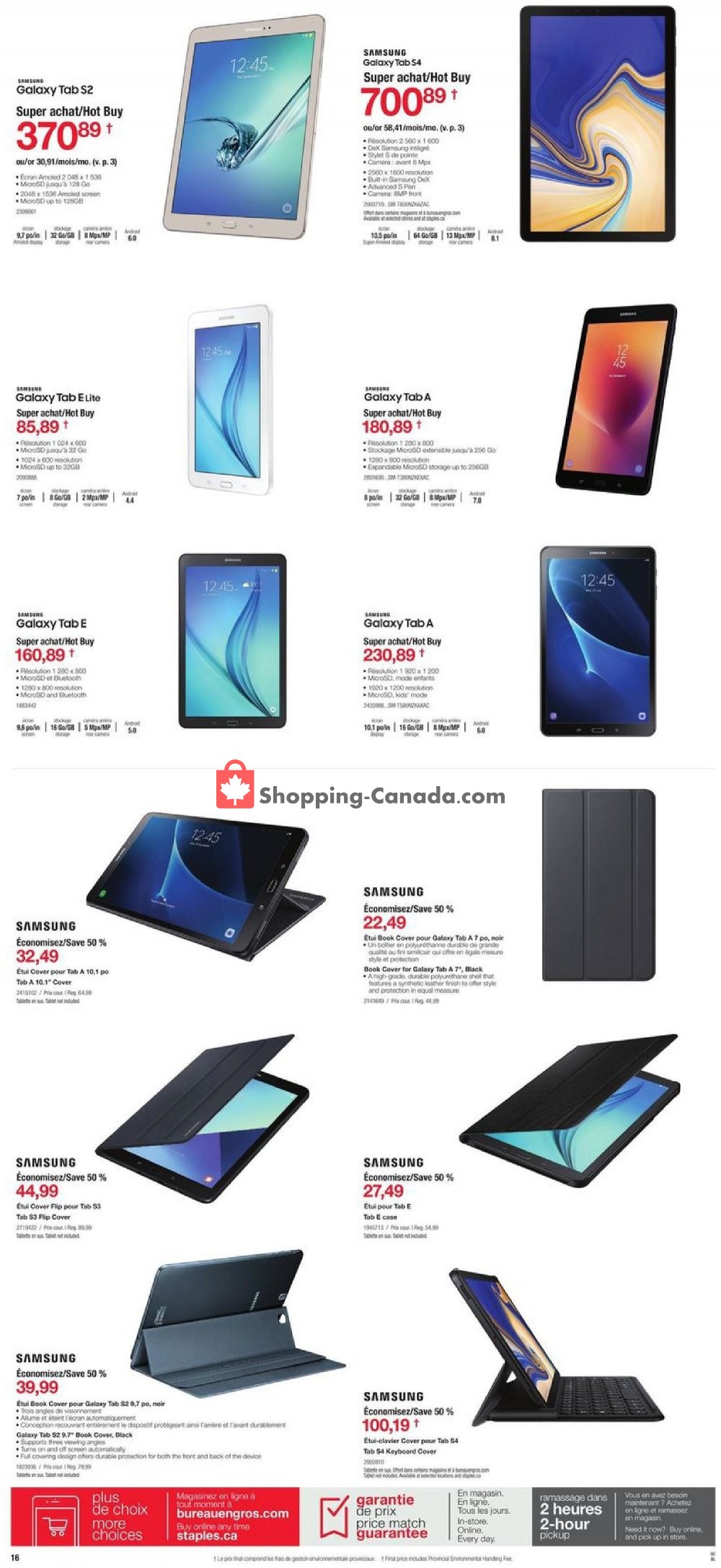Staples flyer from Wednesday December 26, 2018 to Tuesday January 1, 2019 - page 16