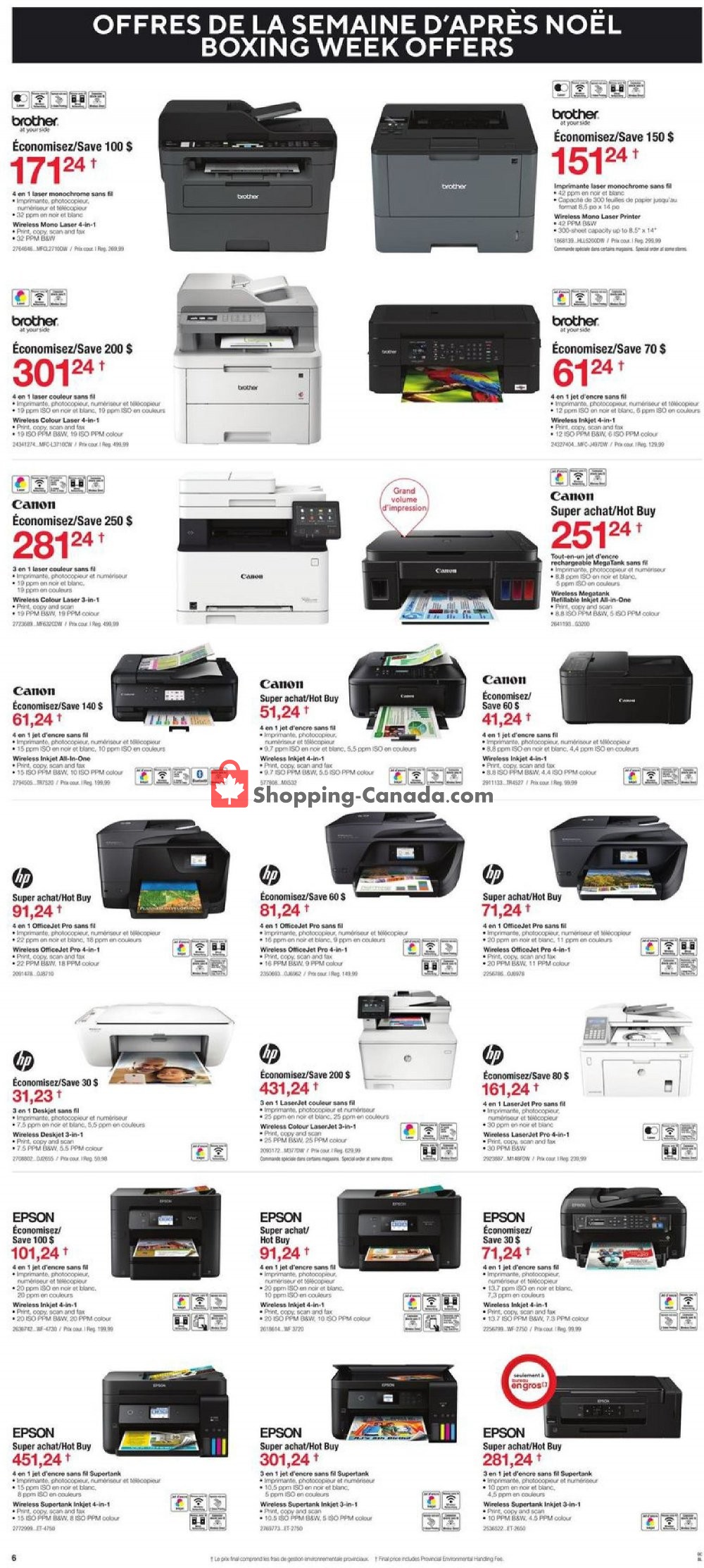 Staples flyer from Wednesday December 26, 2018 to Tuesday January 1, 2019 - page 6