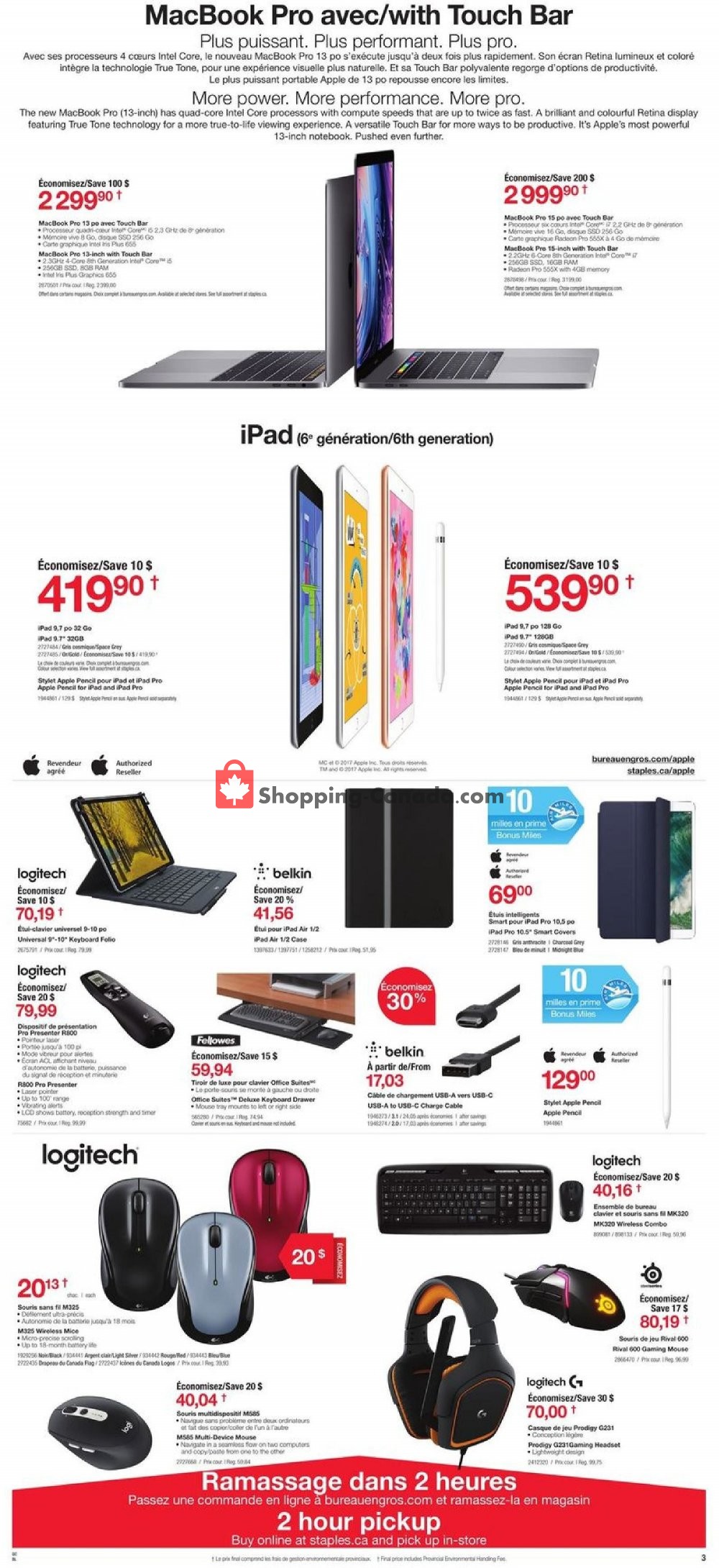 Staples flyer from Wednesday September 26, 2018 to Tuesday October 2, 2018 - page 5