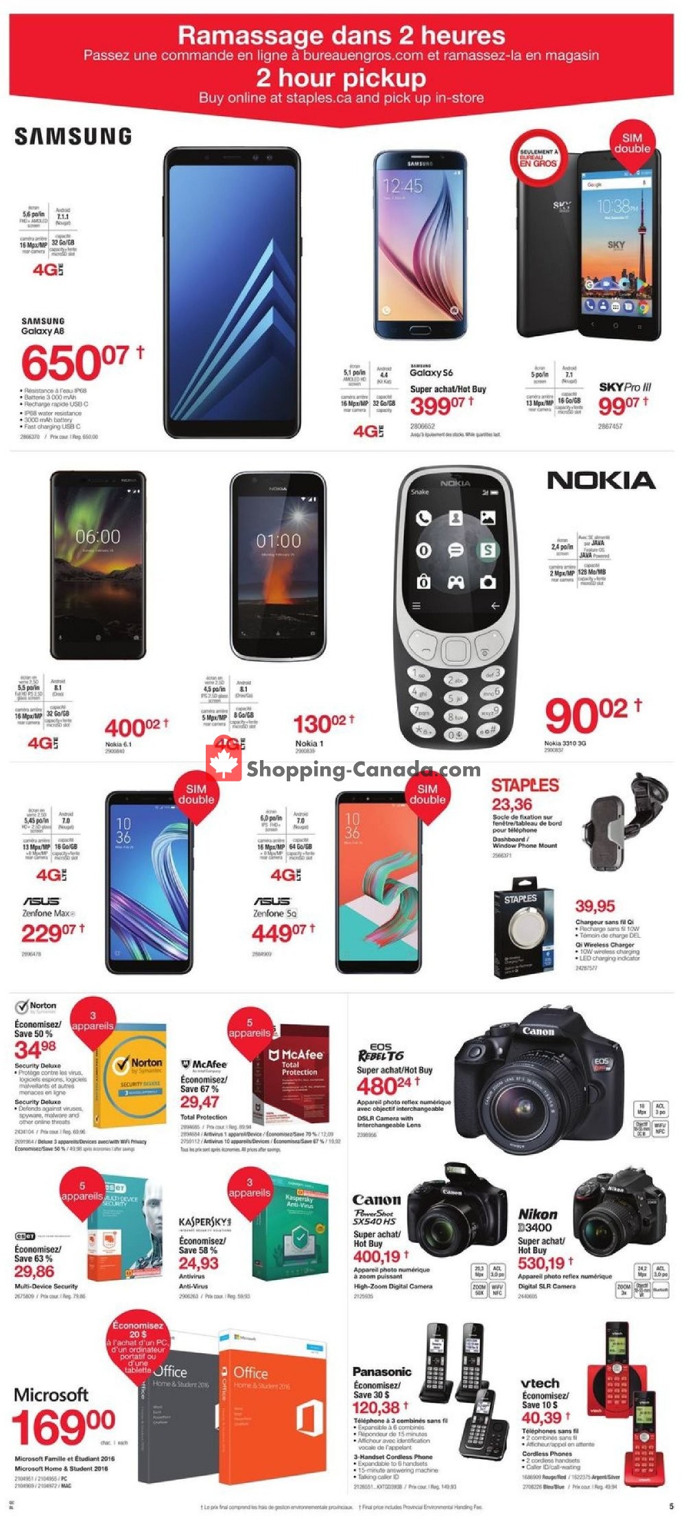 Staples flyer from Wednesday September 26, 2018 to Tuesday October 2, 2018 - page 7