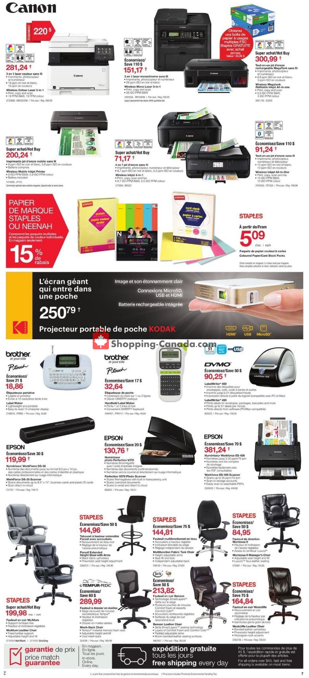 Staples flyer from Wednesday September 26, 2018 to Tuesday October 2, 2018 - page 9