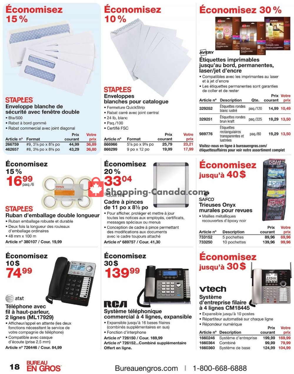 Staples flyer from Wednesday October 24, 2018 to Tuesday November 6, 2018 - page 18