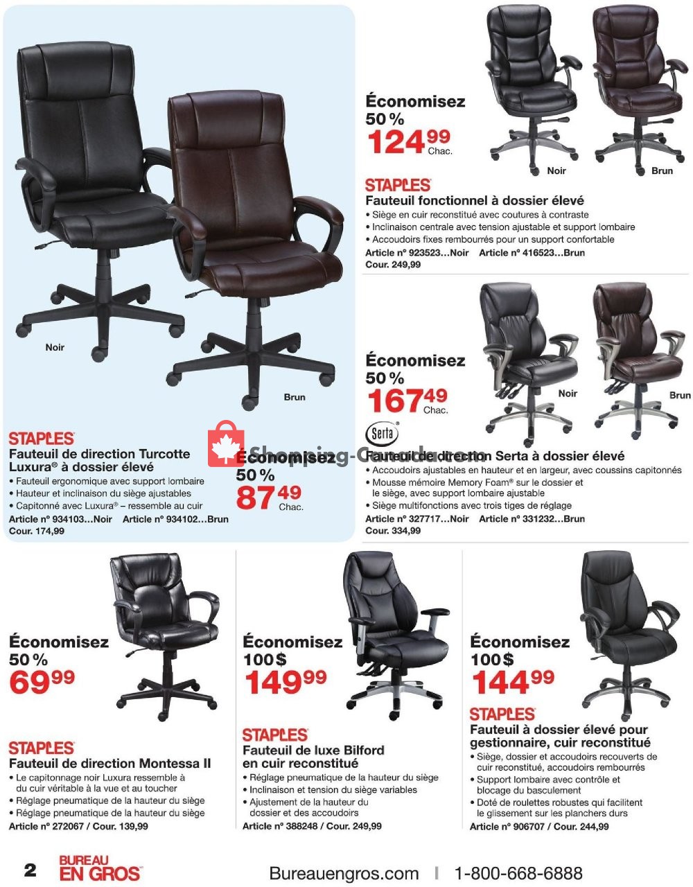 Staples flyer from Wednesday October 24, 2018 to Tuesday November 6, 2018 - page 2