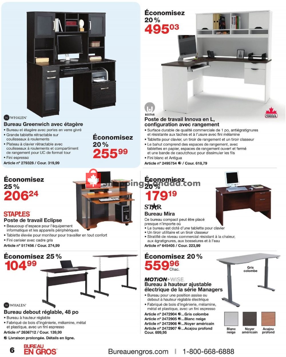 Staples flyer from Wednesday October 24, 2018 to Tuesday November 6, 2018 - page 6