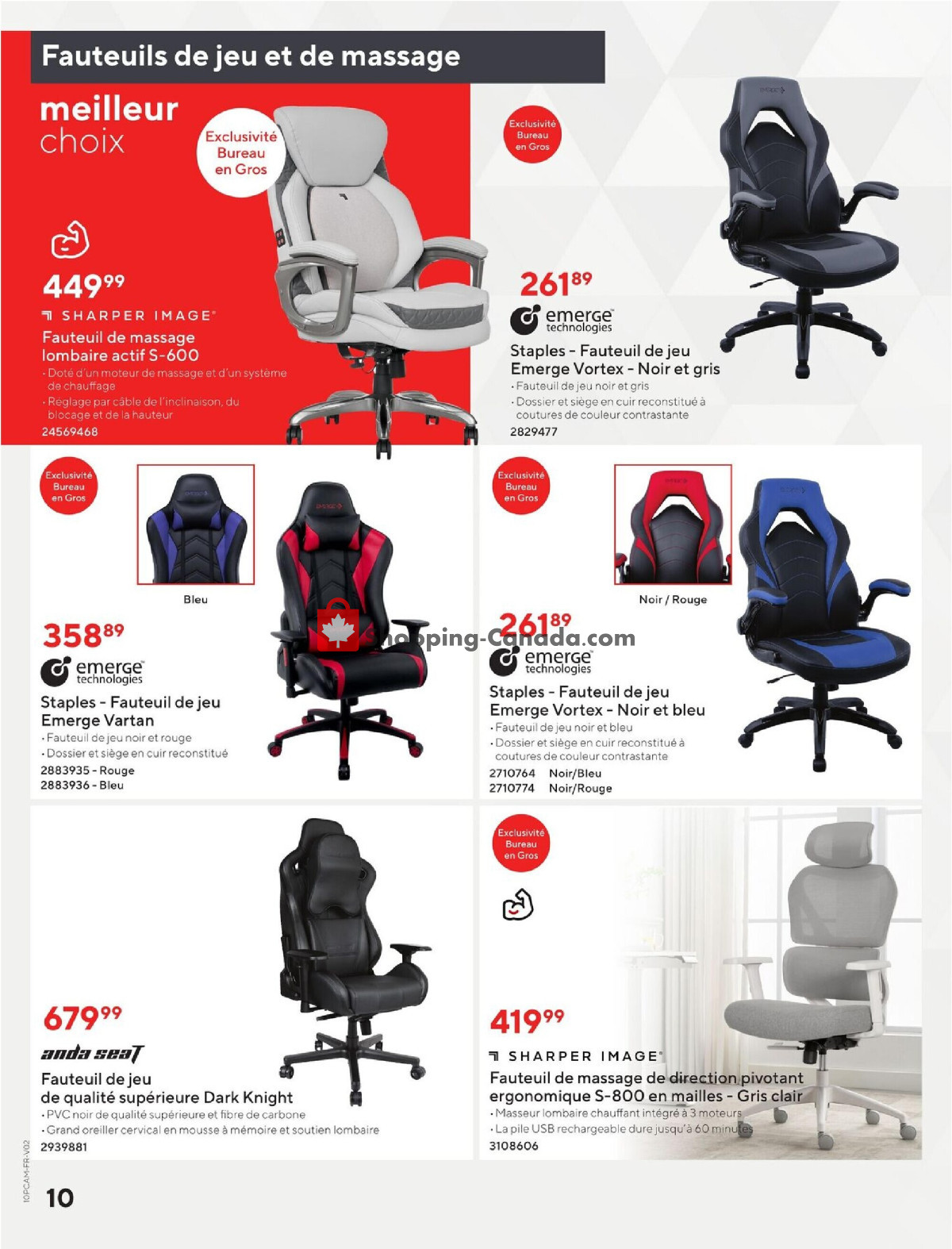 Staples flyer from Wednesday August 12, 2026 to Tuesday July 27, 2027 - page 10