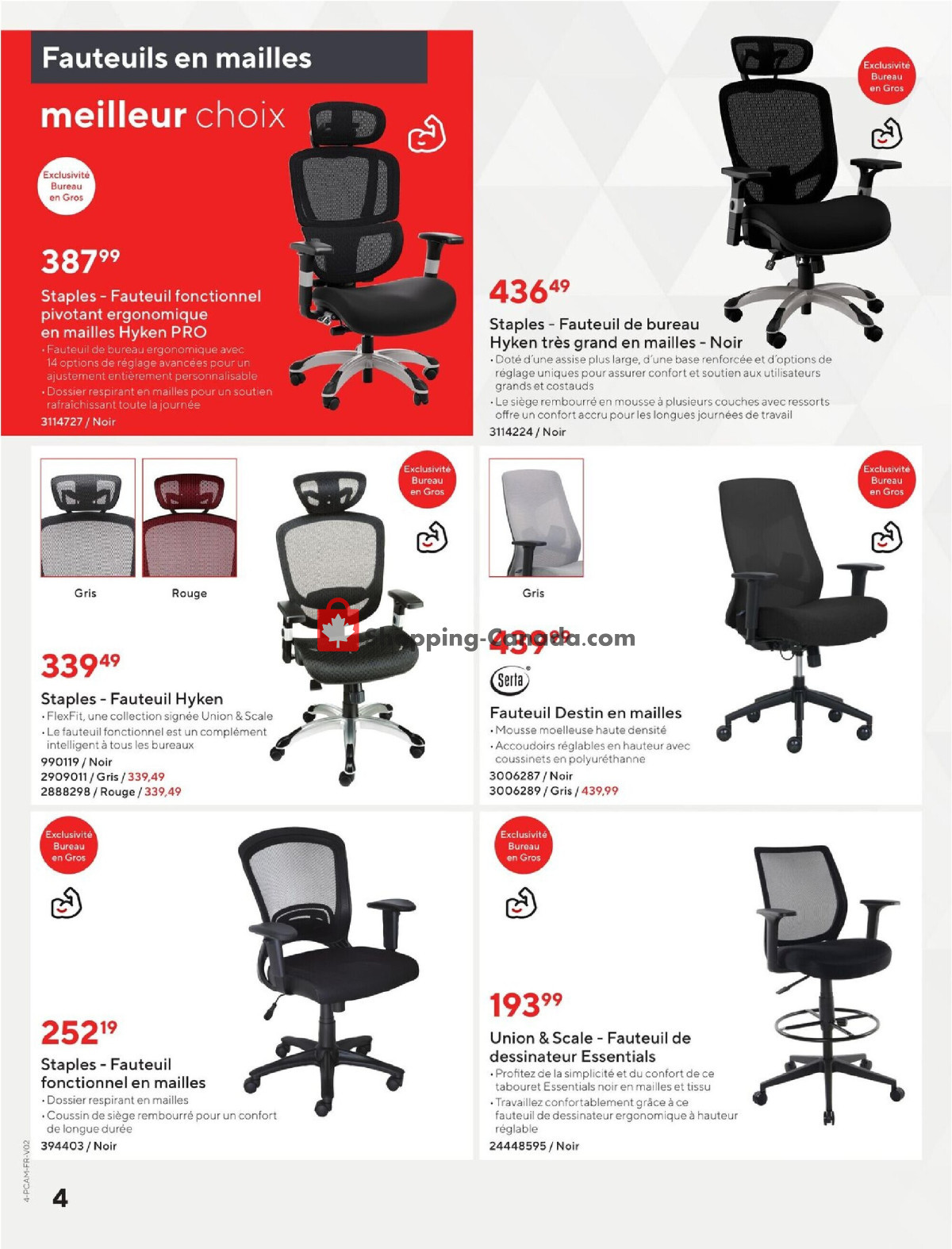 Staples flyer from Wednesday August 12, 2026 to Tuesday July 27, 2027 - page 4