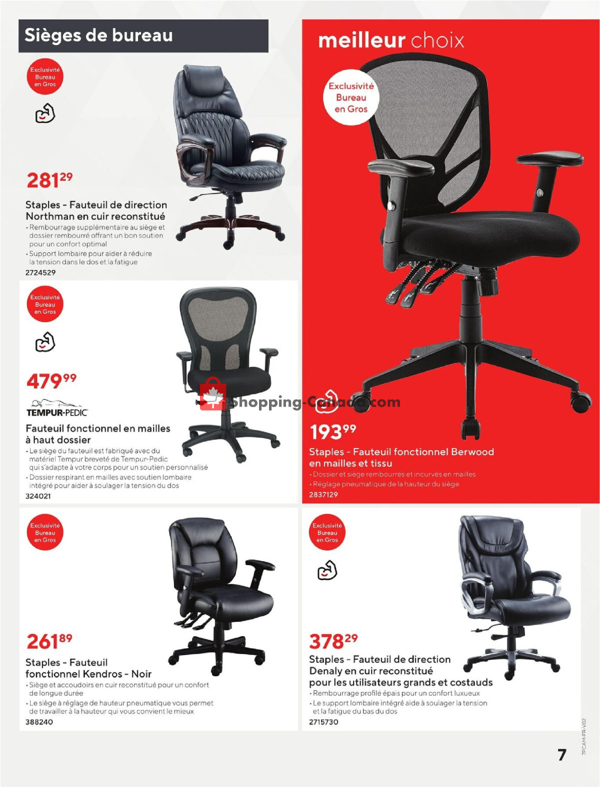 Staples flyer from Wednesday August 12, 2026 to Tuesday July 27, 2027 - page 7