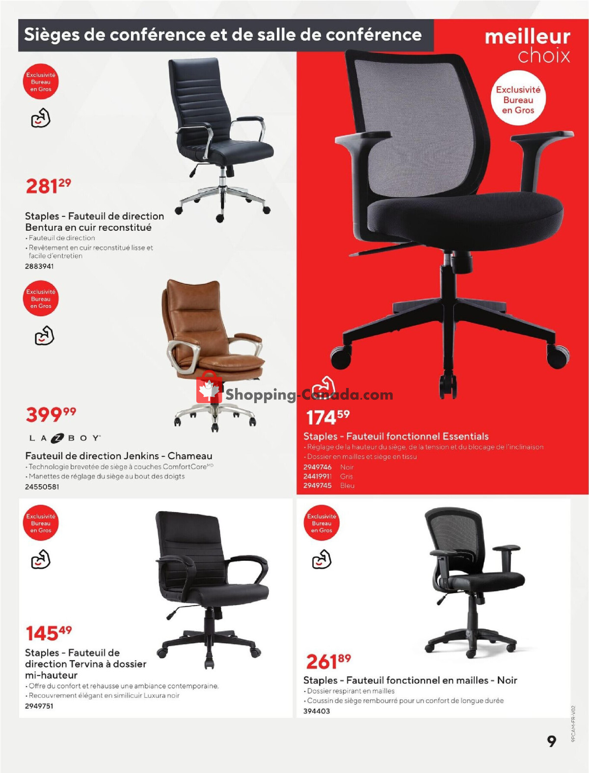 Staples flyer from Wednesday August 12, 2026 to Tuesday July 27, 2027 - page 9