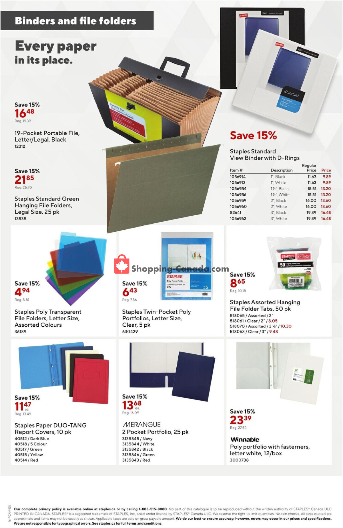 Staples flyer from Friday May 1, 2026 to Thursday May 14, 2026 - page 16
