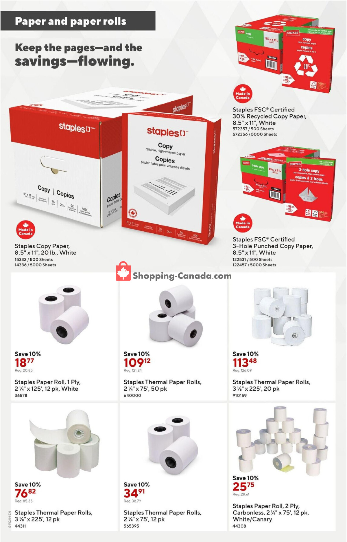 Staples flyer from Friday May 1, 2026 to Thursday May 14, 2026 - page 5