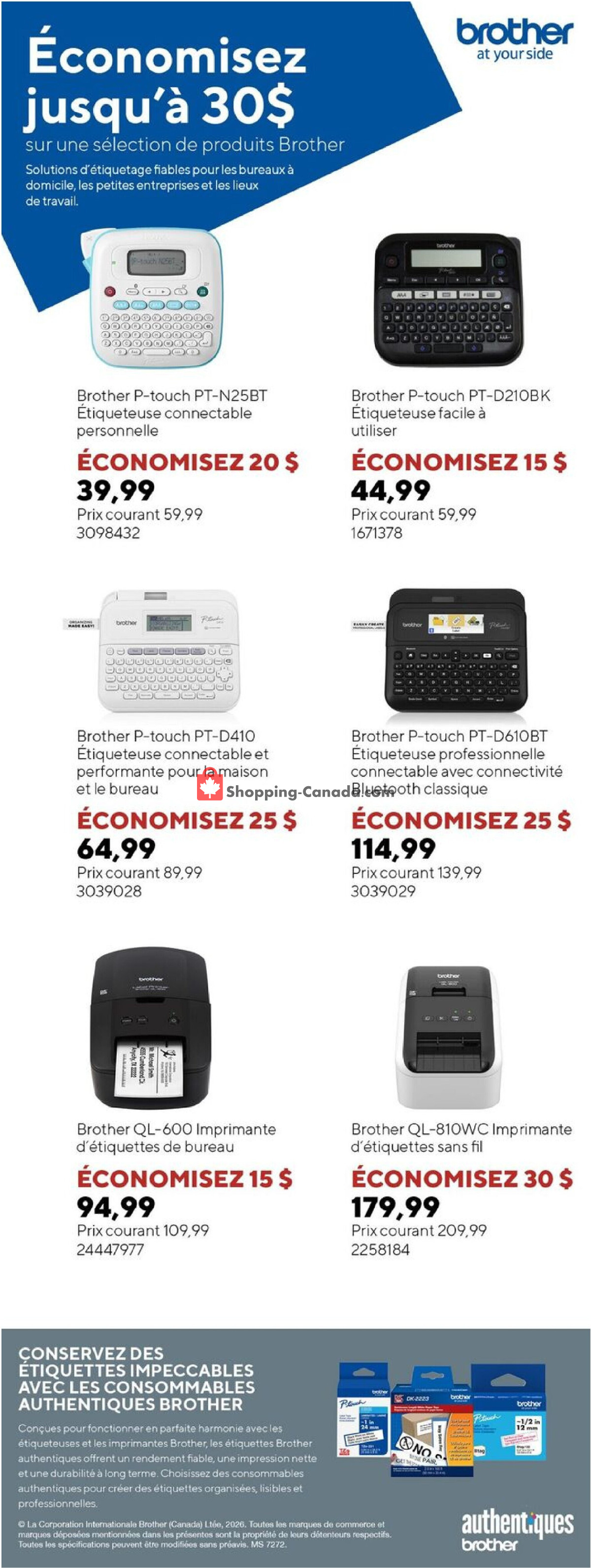 Staples flyer from Tuesday September 15, 2026 to Wednesday September 30, 2026 - page 1