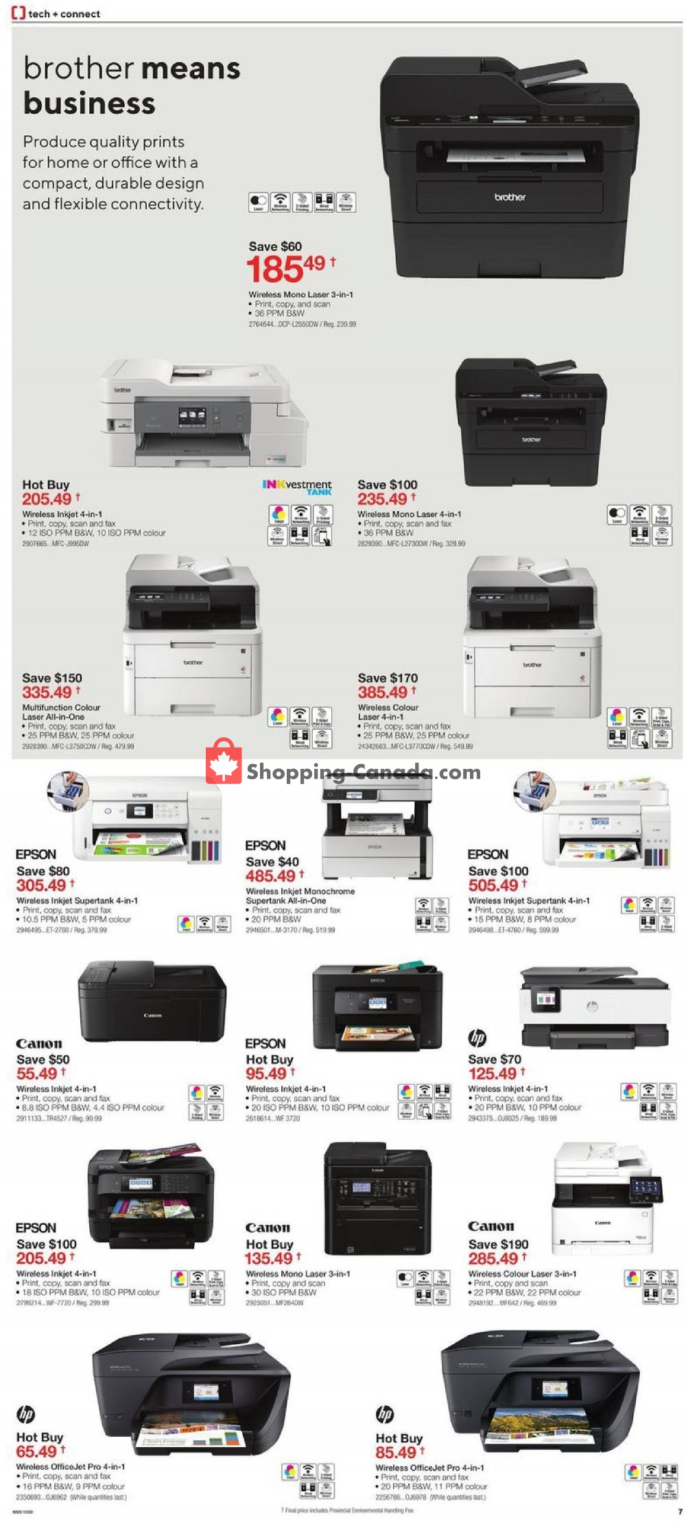 Staples flyer from Wednesday October 9, 2019 to Tuesday October 15, 2019 - page 7