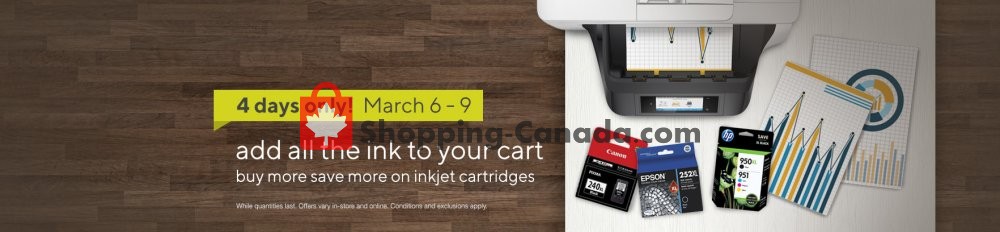 Staples flyer from Wednesday March 6, 2019 to Saturday March 9, 2019 - page 1