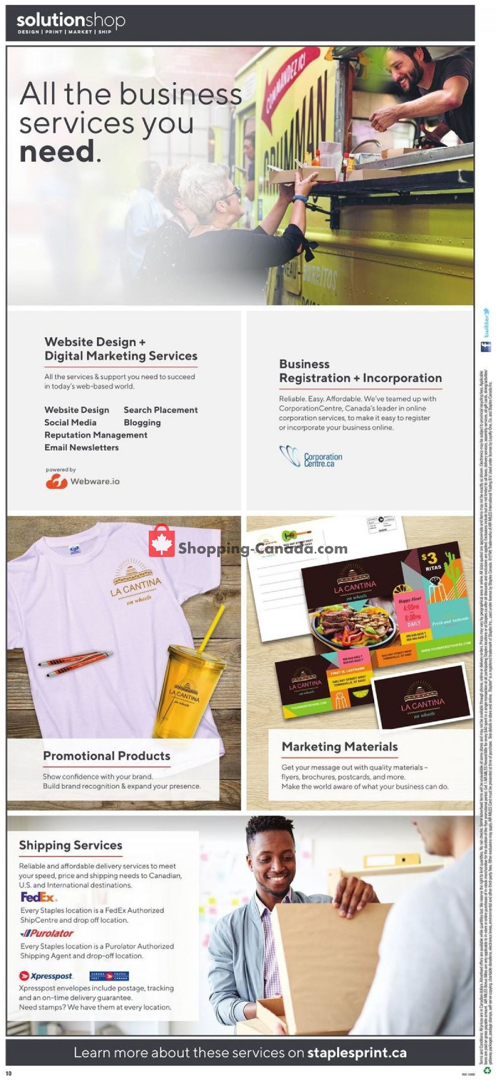 Staples flyer from Wednesday October 9, 2019 to Tuesday October 15, 2019 - page 10