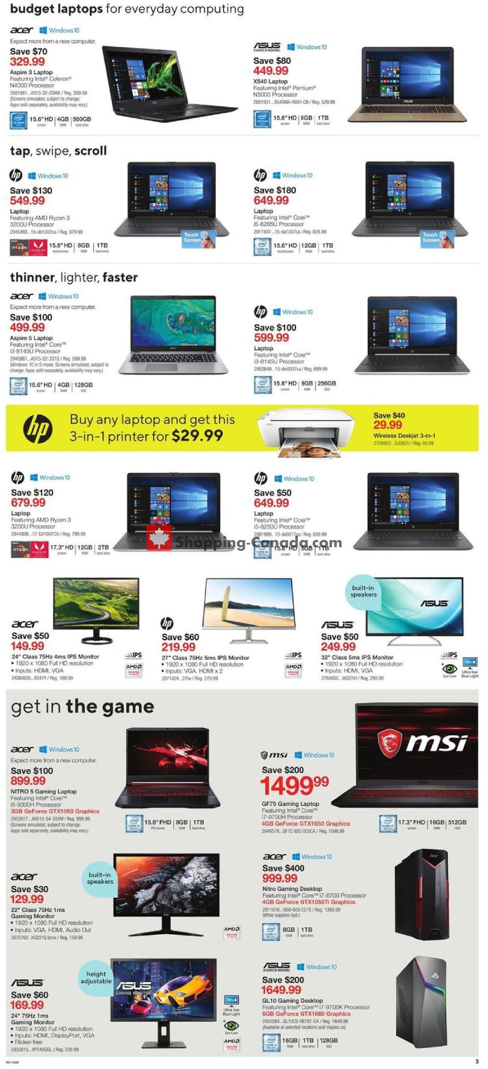 Staples flyer from Wednesday October 9, 2019 to Tuesday October 15, 2019 - page 3