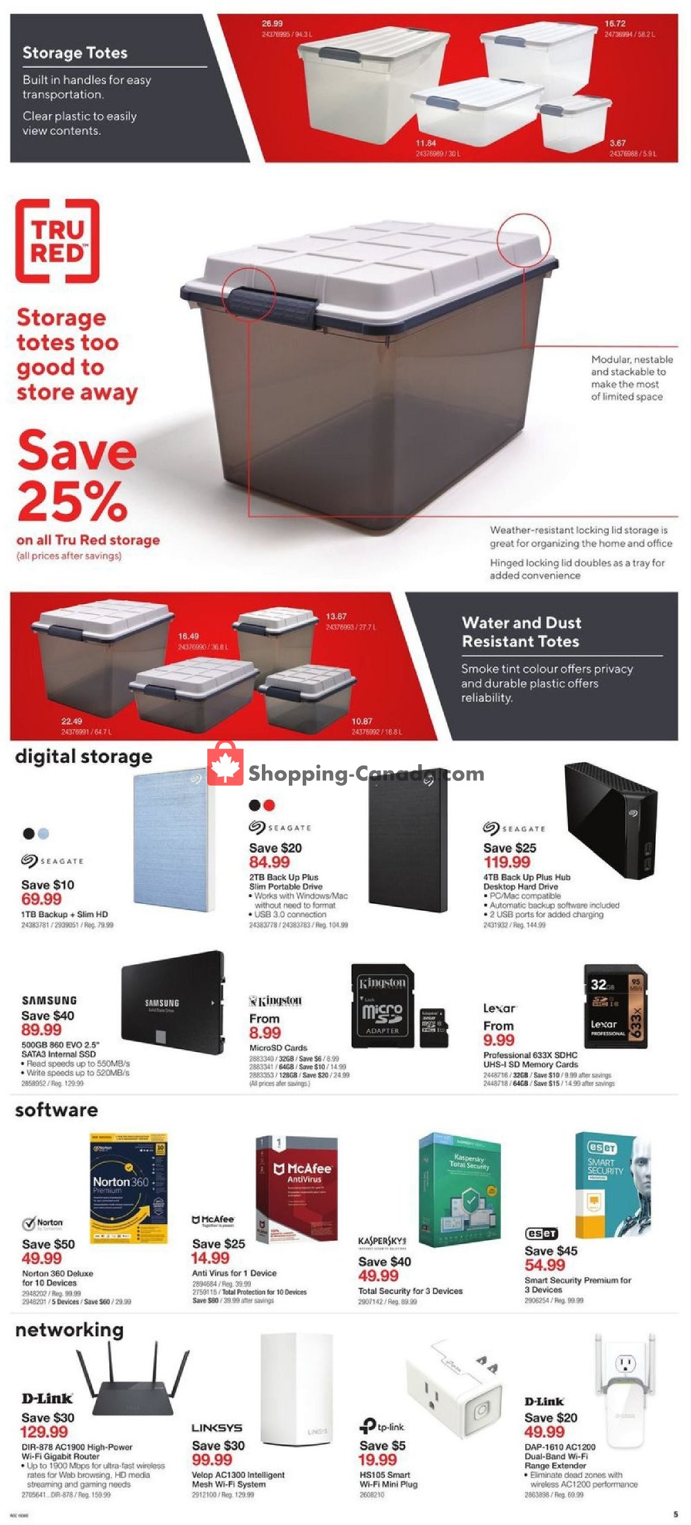 Staples flyer from Wednesday October 9, 2019 to Tuesday October 15, 2019 - page 5