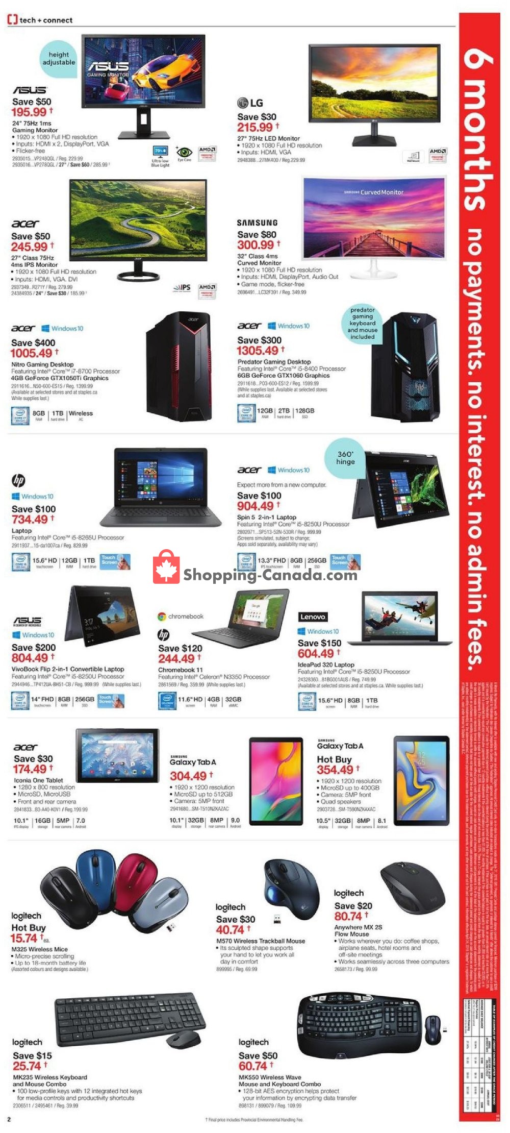 Staples flyer from Wednesday June 26, 2019 to Tuesday July 2, 2019 - page 2