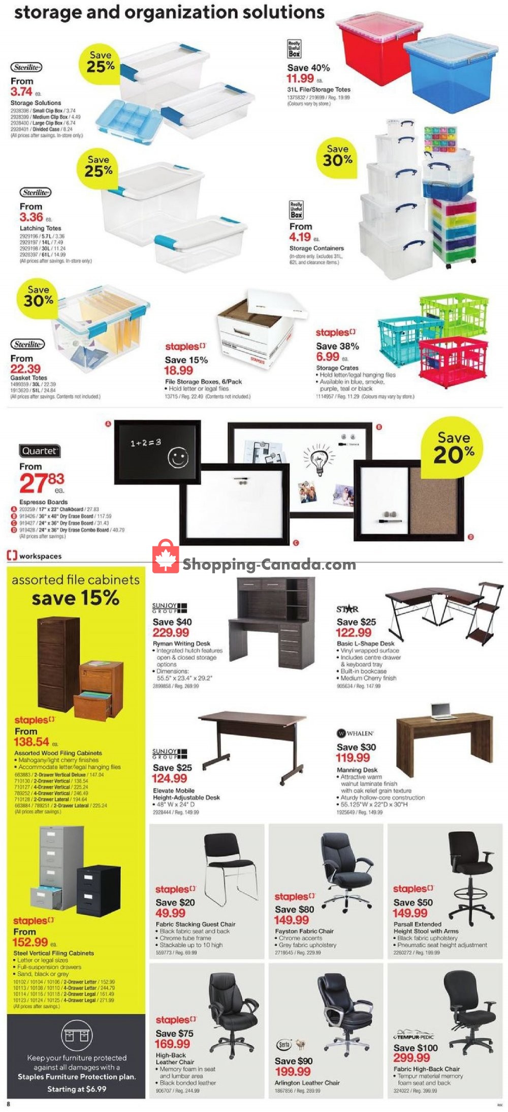 Staples flyer from Wednesday June 26, 2019 to Tuesday July 2, 2019 - page 8