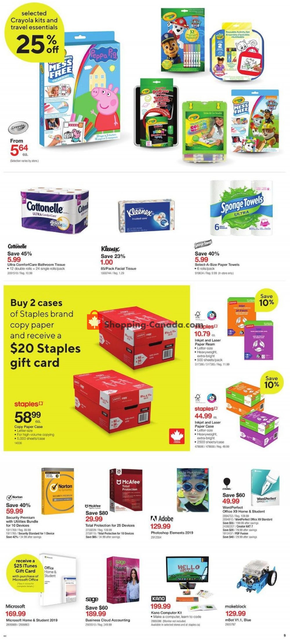 Staples flyer from Wednesday June 26, 2019 to Tuesday July 2, 2019 - page 9